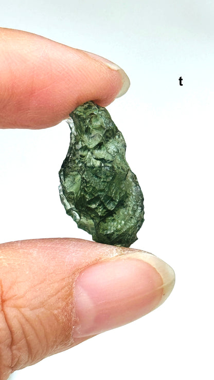 Natural Moldavite Crystal Tektite