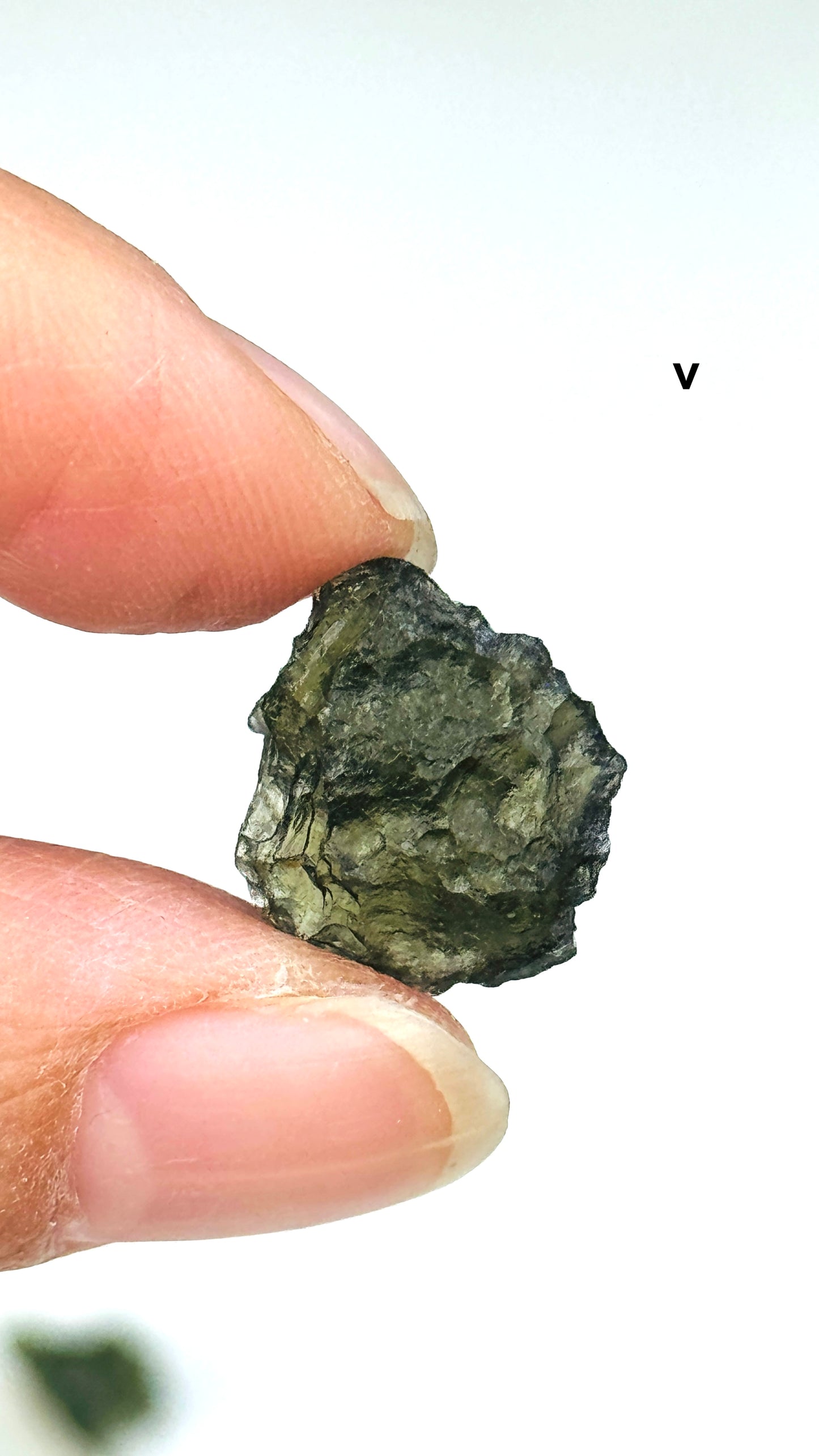 Natural Moldavite Crystal Tektite