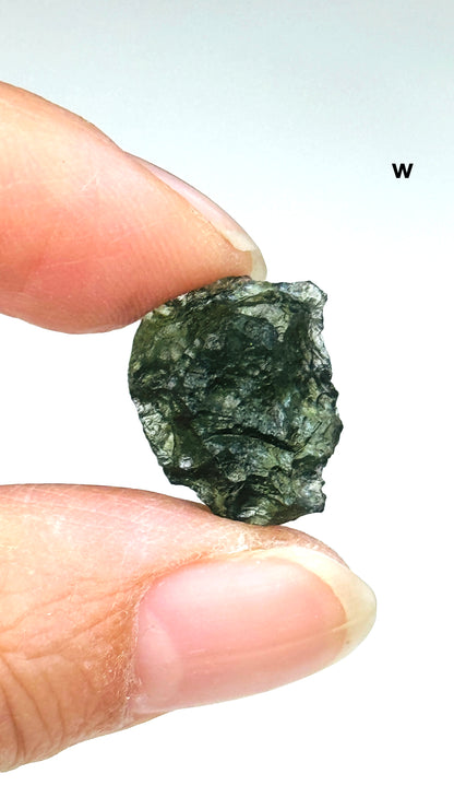 Natural Moldavite Crystal Tektite