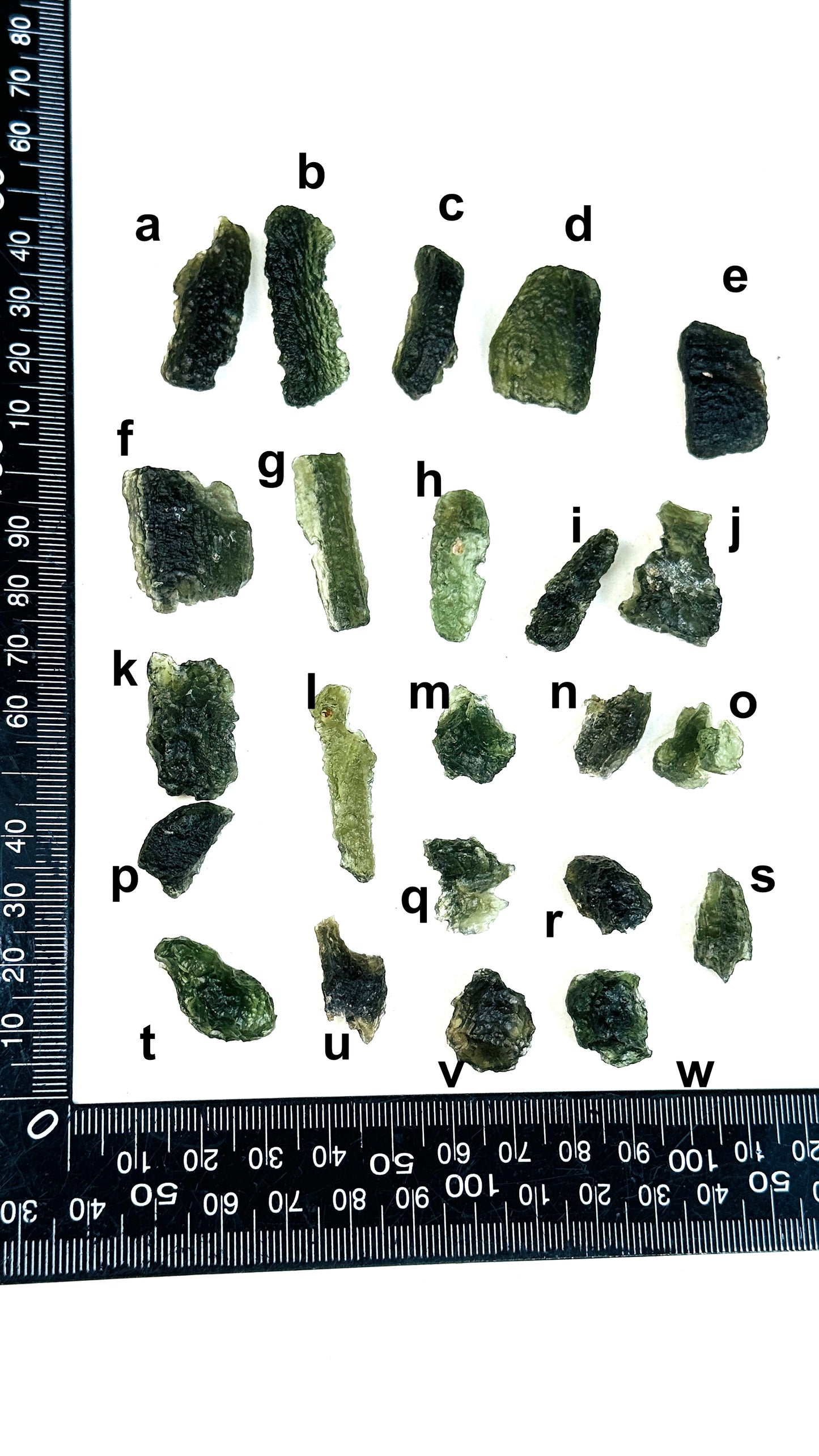 Natural Moldavite Crystal Tektite