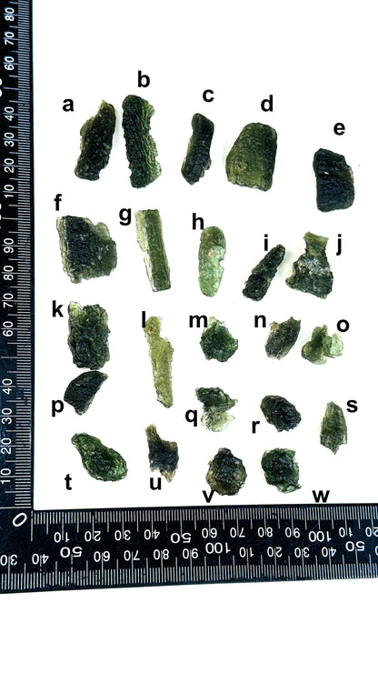 Natural Moldavite Crystal Tektite