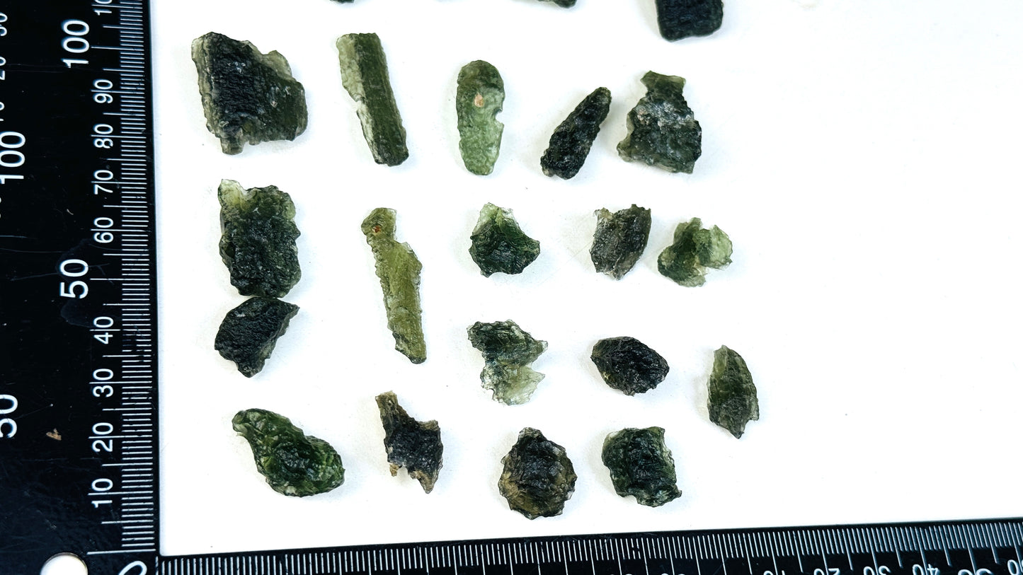 Natural Moldavite Crystal Tektite