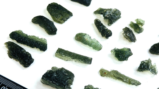 Natural Moldavite Crystal Tektite