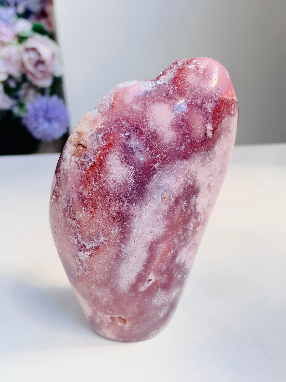Brazilian Pink Amethyst Freeform, 1.227 kg