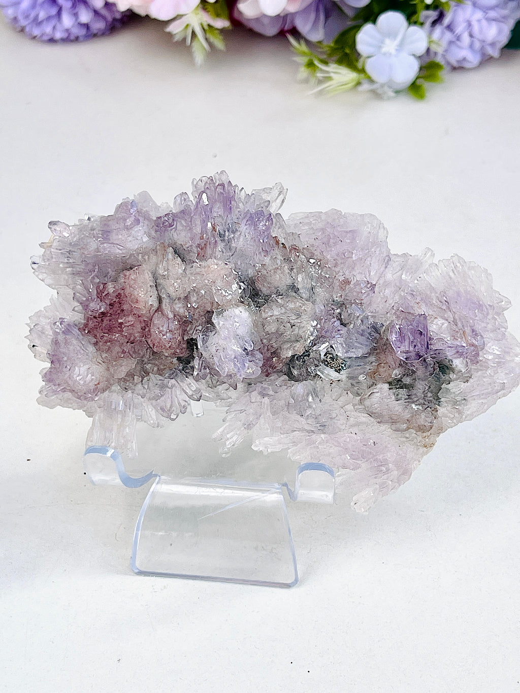 Rare Intact Amethyst "Flower" Formation | Delicate Brazilian Mineral Specimen