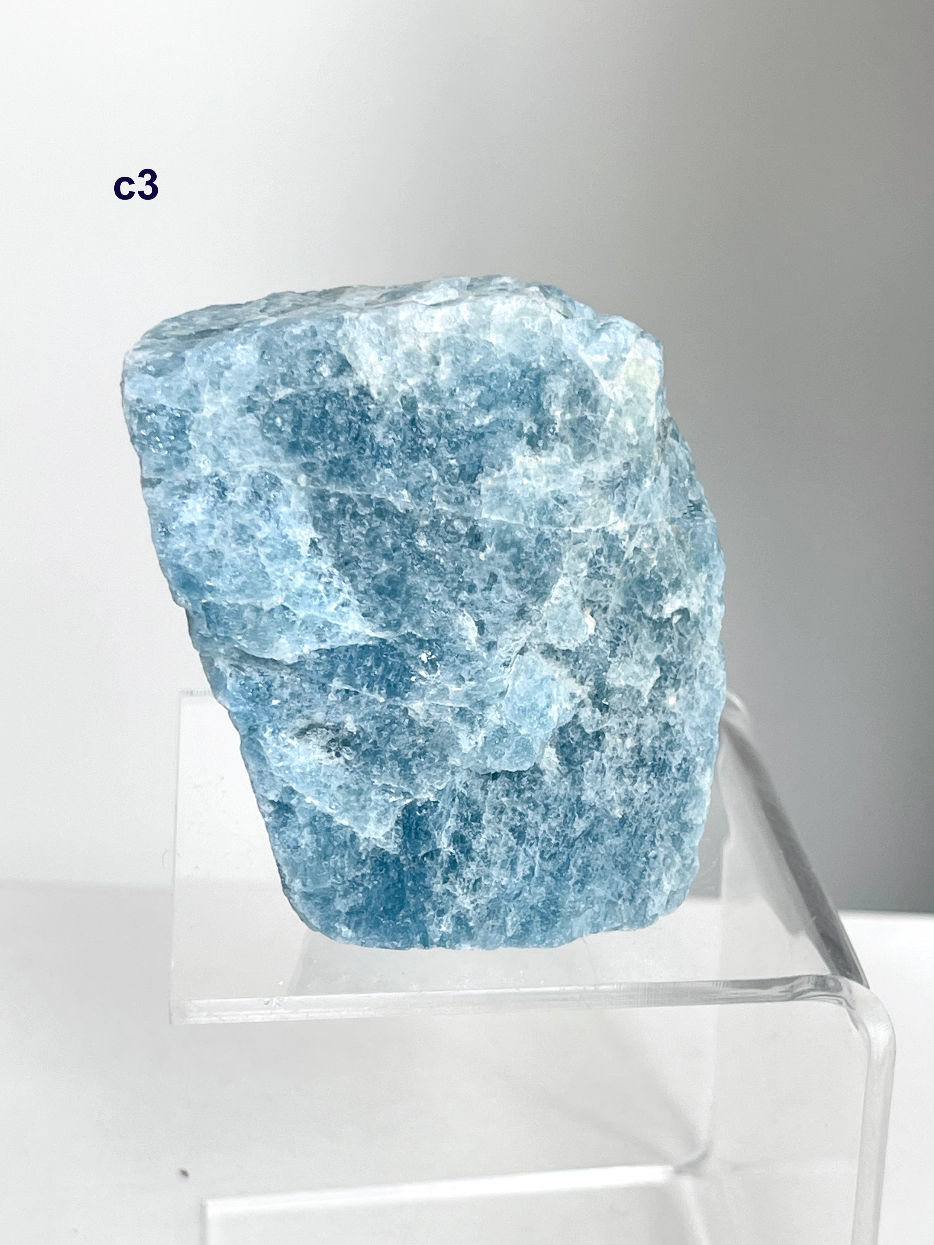 Natural Aquamarine Crystal – Large Raw Aquamarine Stone from Brazil