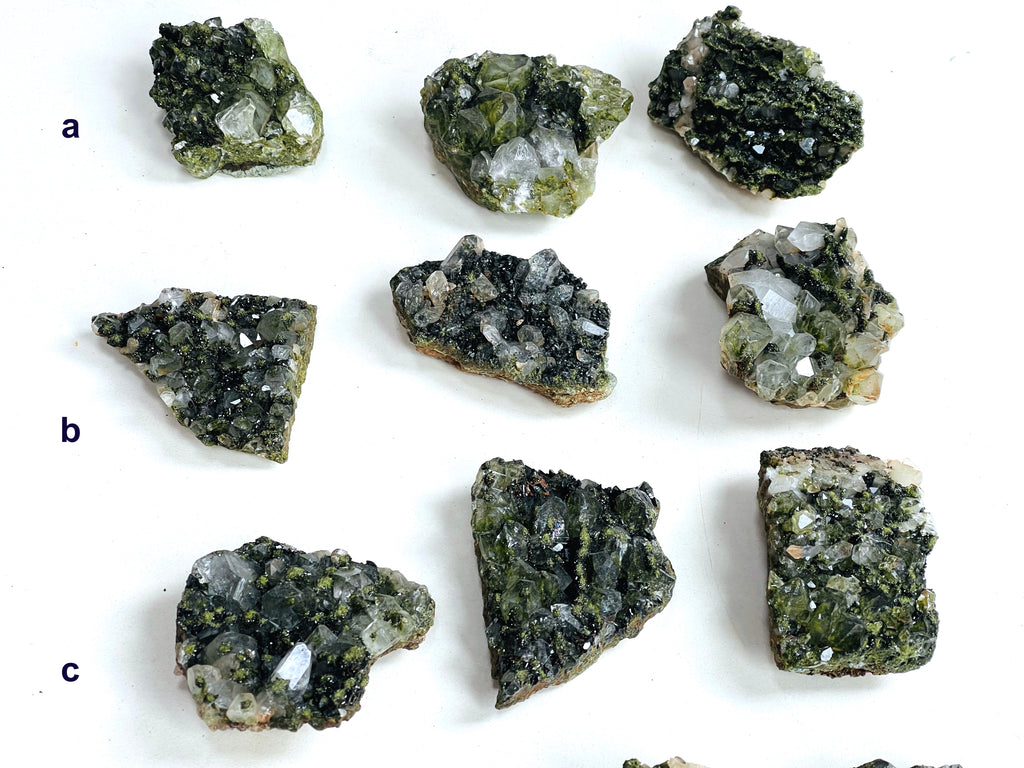 Forest Epidote with Quartz Specimen – Hakkari, Turkey