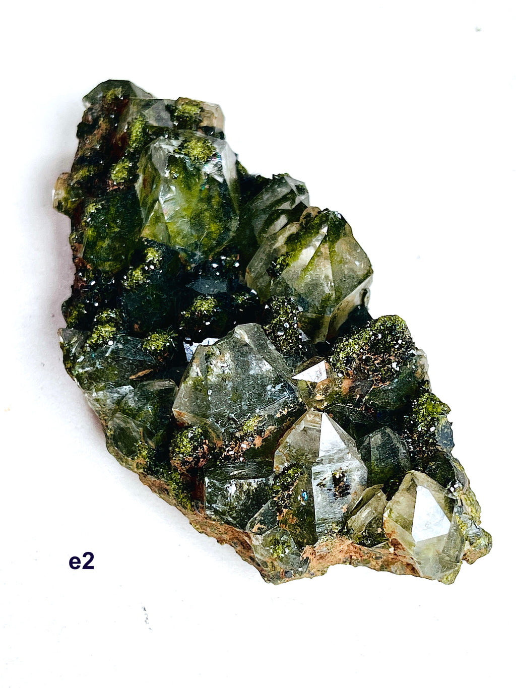 Forest Epidote with Quartz Specimen – Hakkari, Turkey