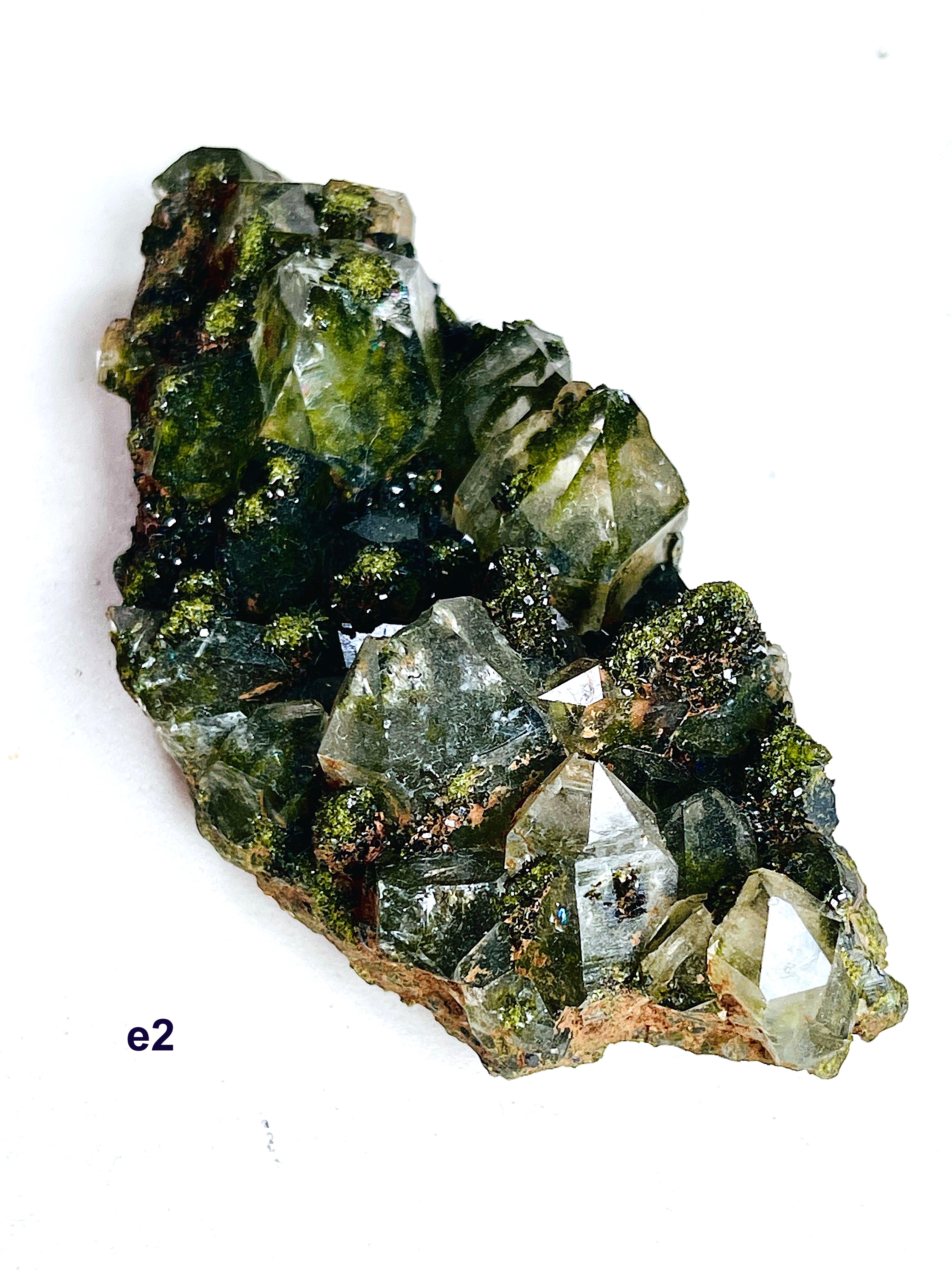 Forest Epidote with Quartz Specimen – Hakkari, Turkey