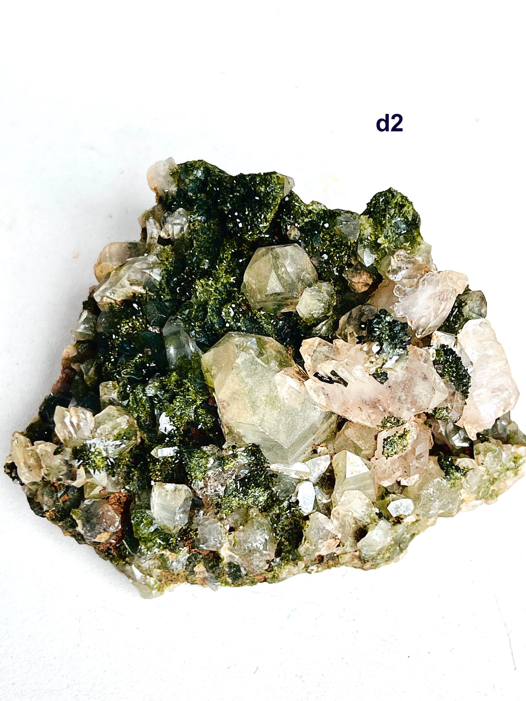 Forest Epidote with Quartz Specimen – Hakkari, Turkey