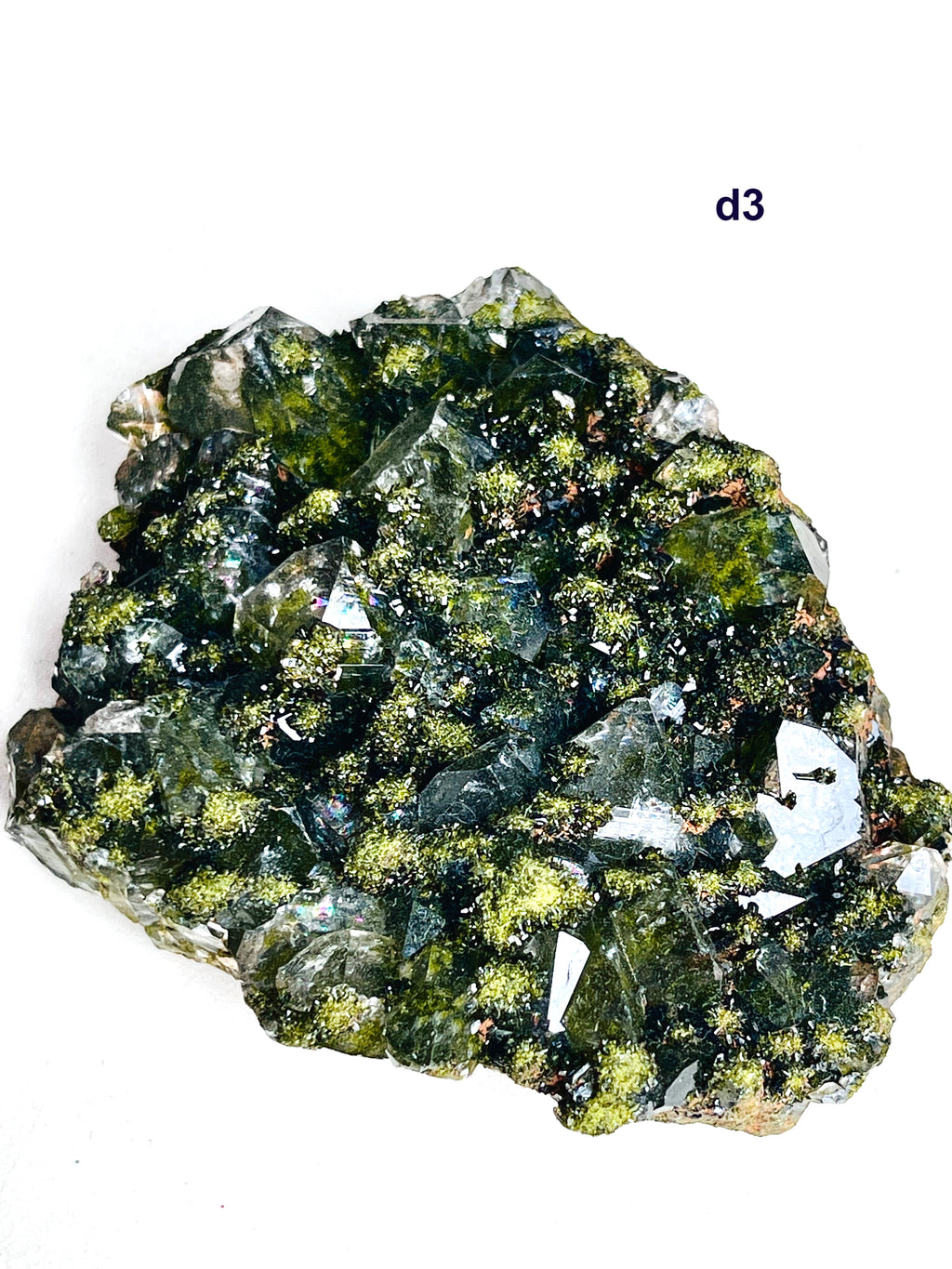 Forest Epidote with Quartz Specimen – Hakkari, Turkey