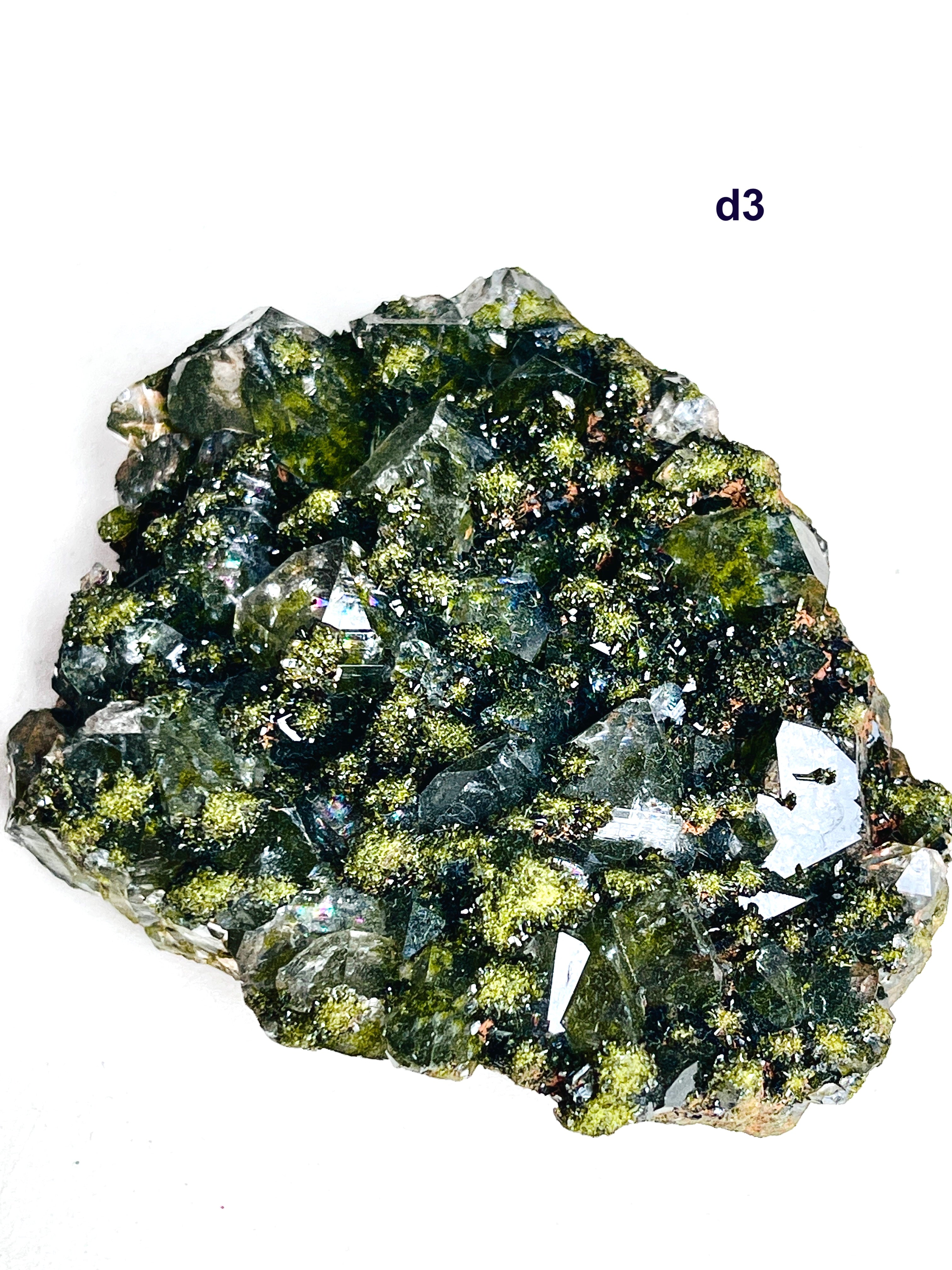 Forest Epidote with Quartz Specimen – Hakkari, Turkey
