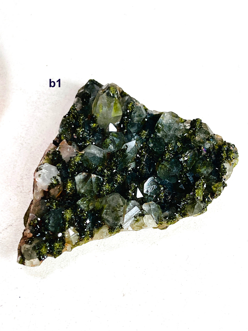 Forest Epidote with Quartz Specimen – Hakkari, Turkey