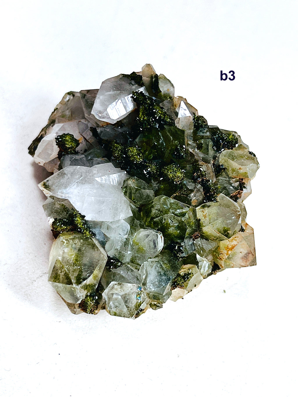 Forest Epidote with Quartz Specimen – Hakkari, Turkey