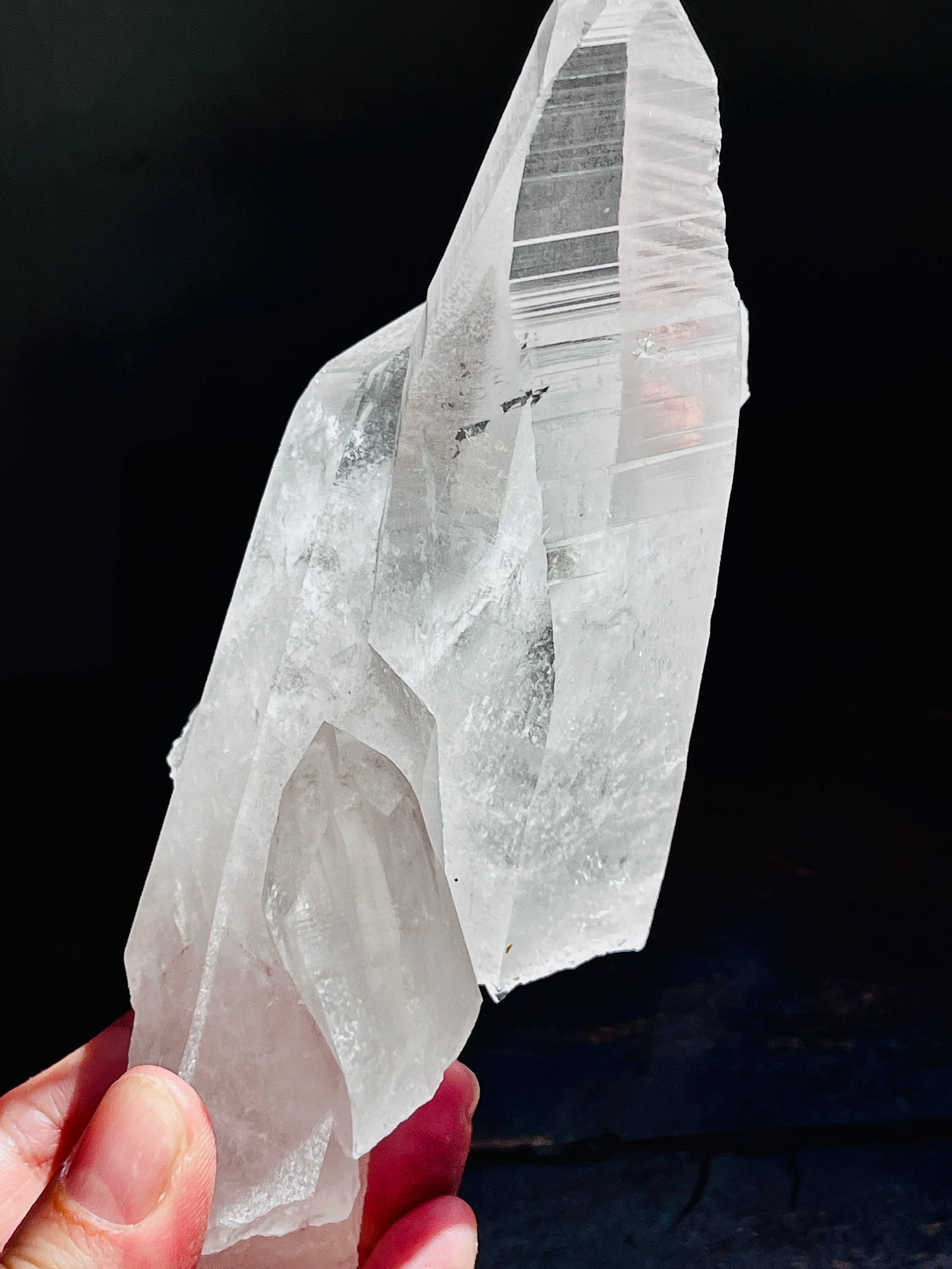 Lemurian Quartz Crystal Cluster | 527g Statement Specimen