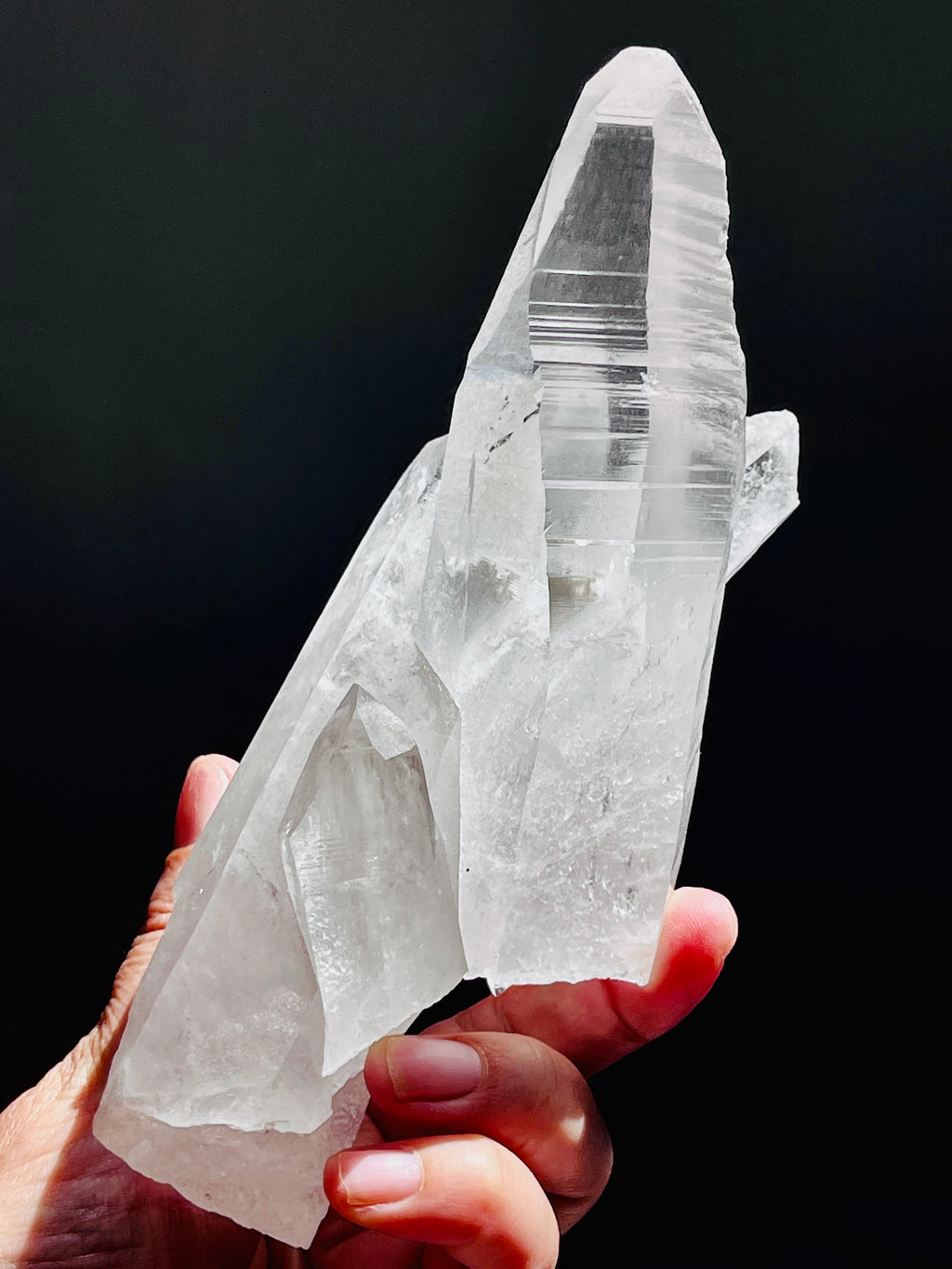 Lemurian Quartz Crystal Cluster | 527g Statement Specimen