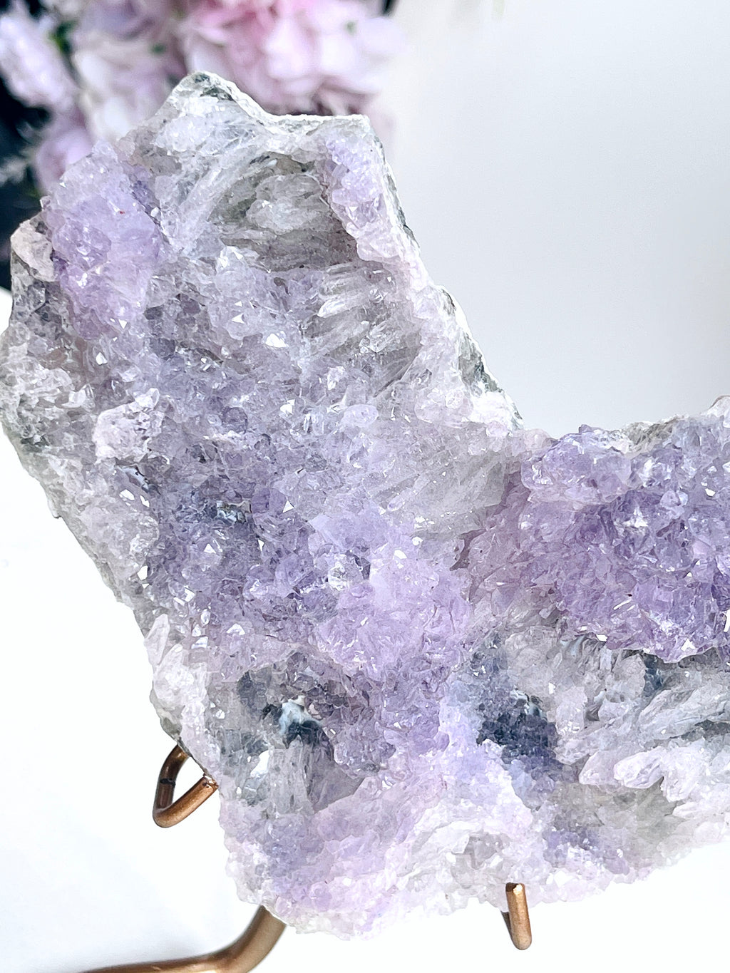 Unique Amethyst Flower Mineral Specimen,  Amethyst Flower, Special Amethyst Flower Specimen, Amethyst Mineral Specimen