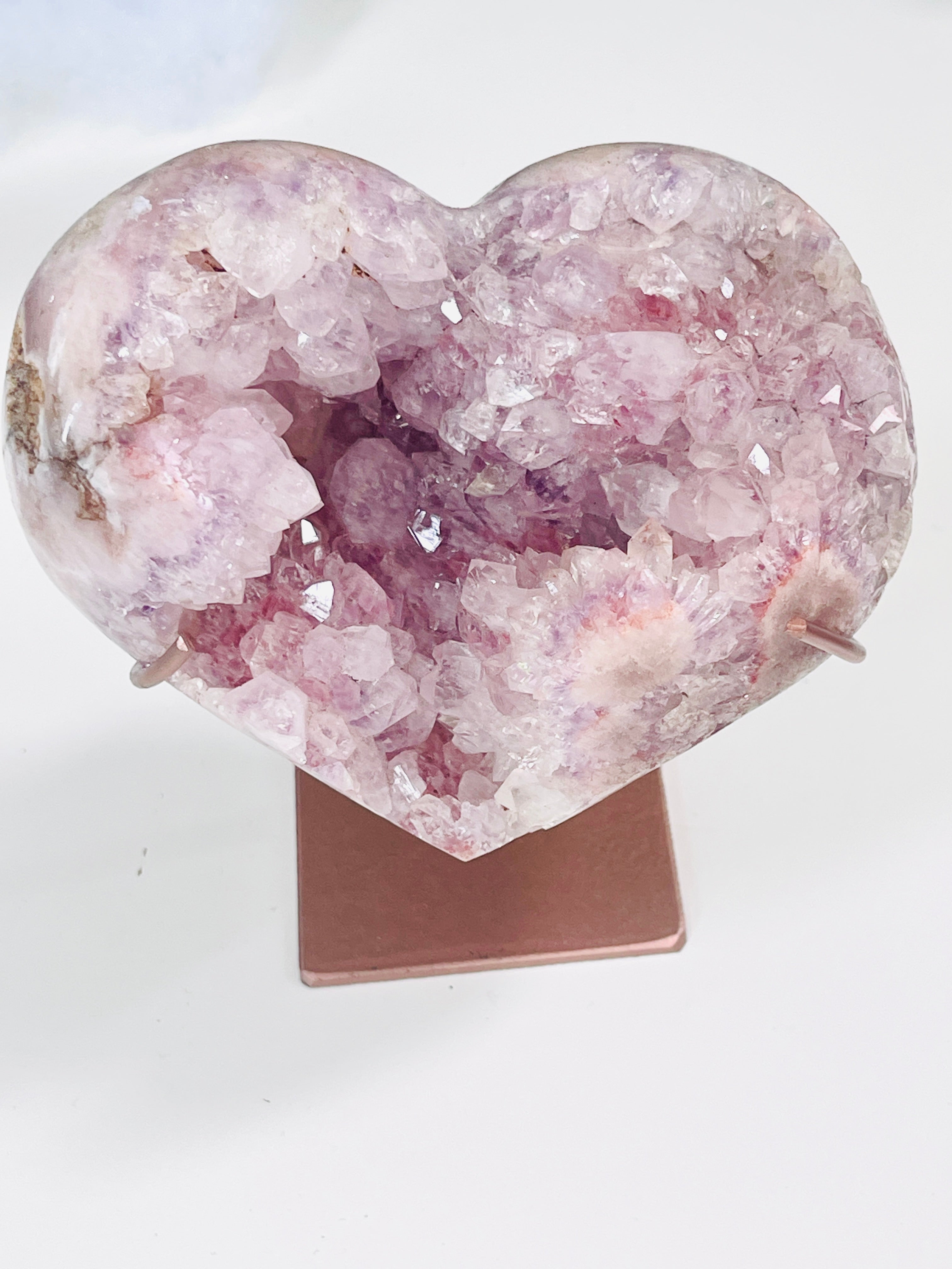 Pink Amethyst & Crystal Hearts – Healing Stones & Gifts – Million