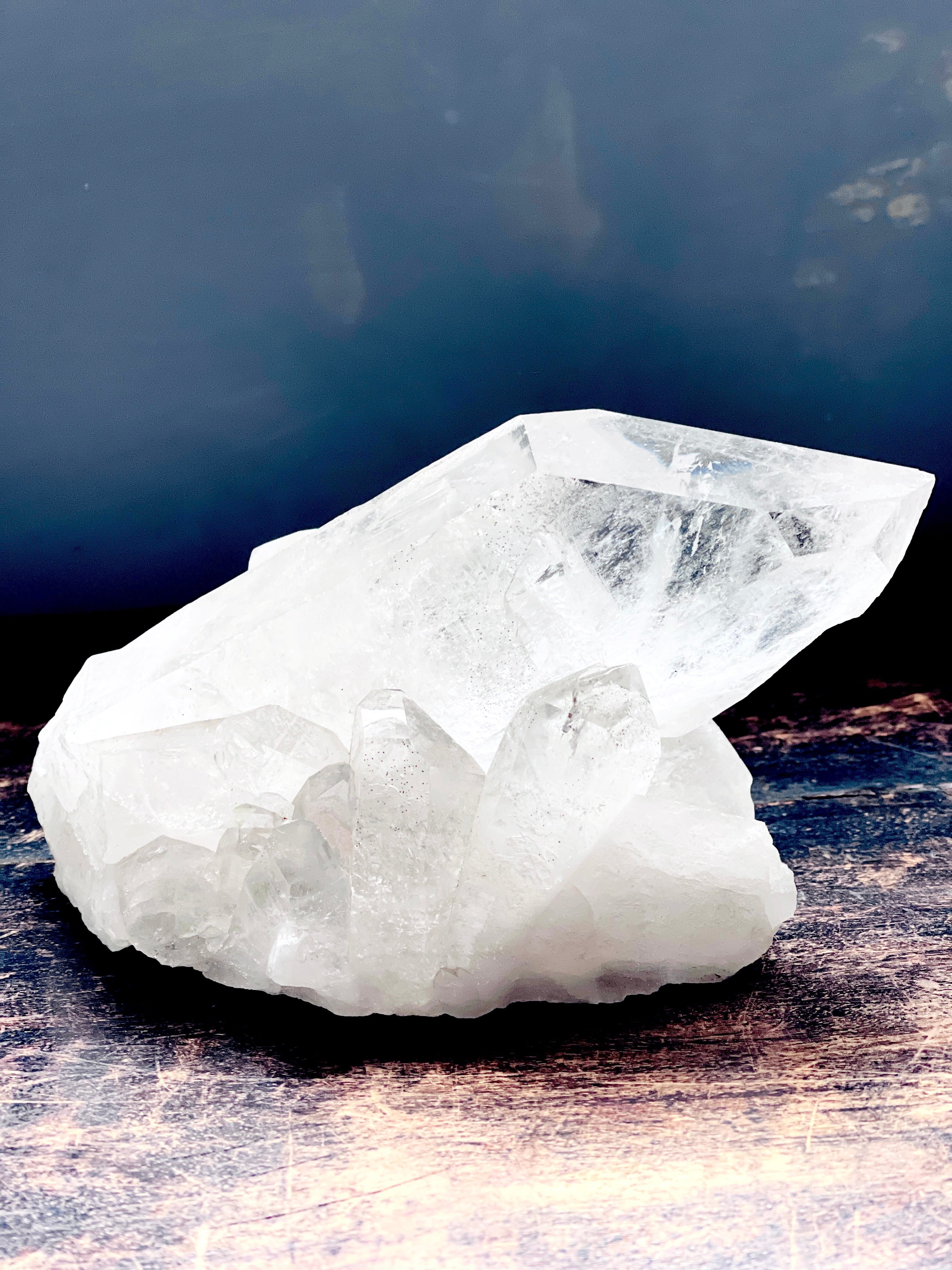 Natural Quartz Crystal, 1.2kg Large Quartz Crystal with big points, Healing Crystals, Crystal Gift -2