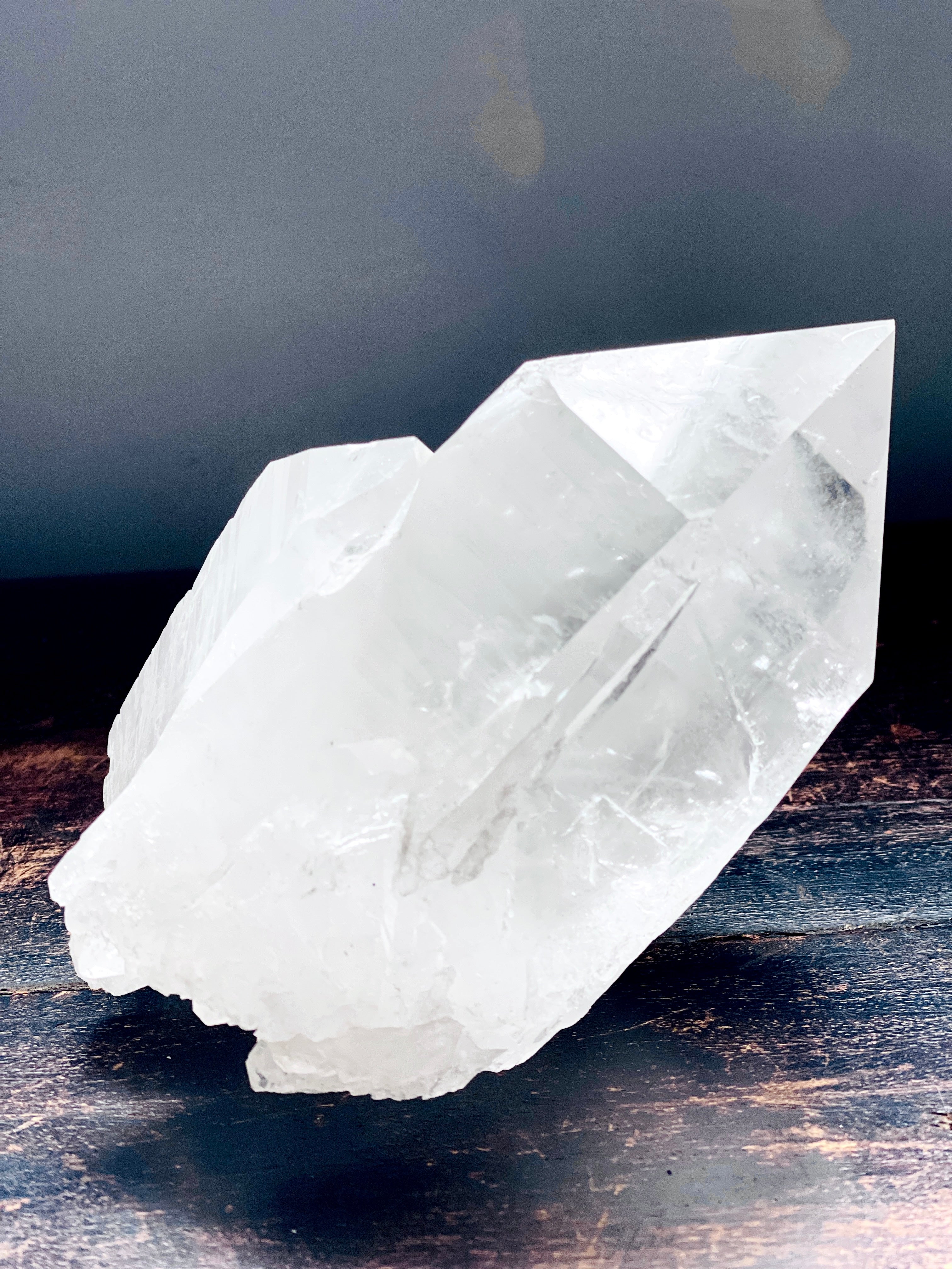 Natural Quartz Crystal, 1kg Large Quartz Crystal with big points, Healing Crystals, Crystal Gift -3