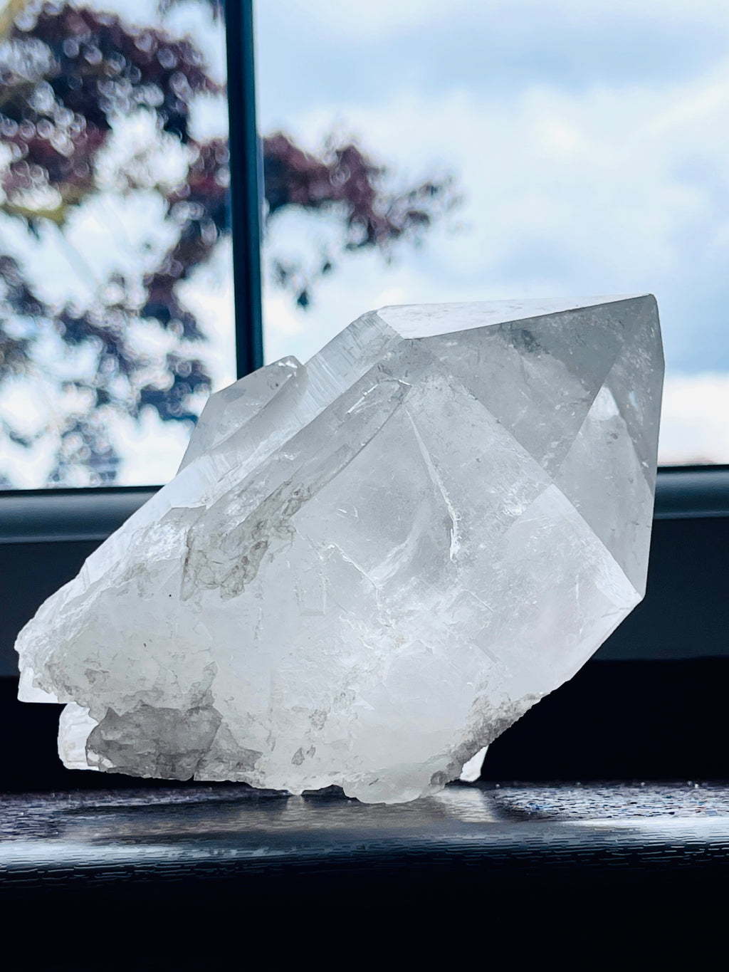 Natural Quartz Crystal, 1kg Large Quartz Crystal with big points, Healing Crystals, Crystal Gift -3