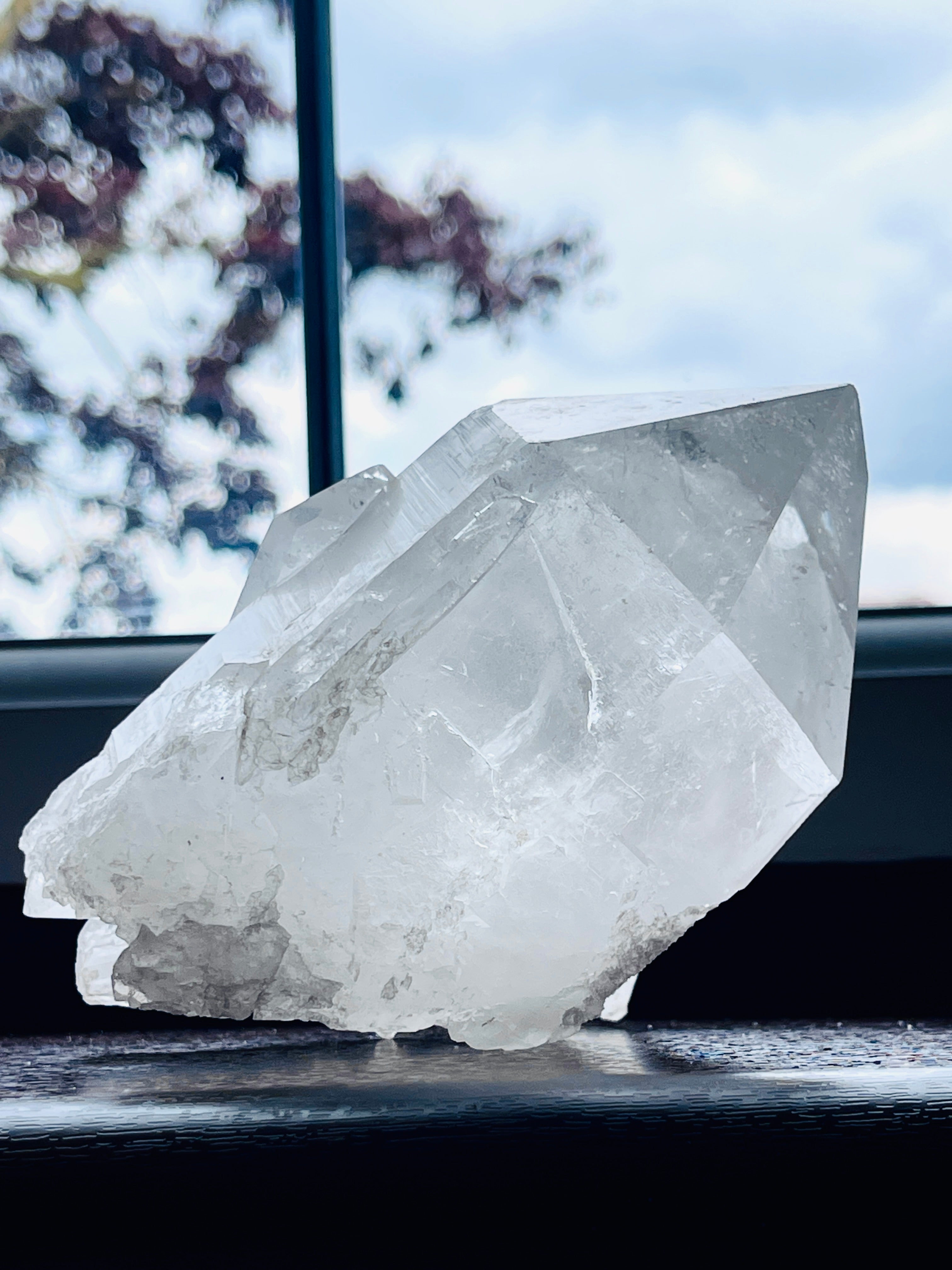 Natural Quartz Crystal, 1kg Large Quartz Crystal with big points, Healing Crystals, Crystal Gift -3