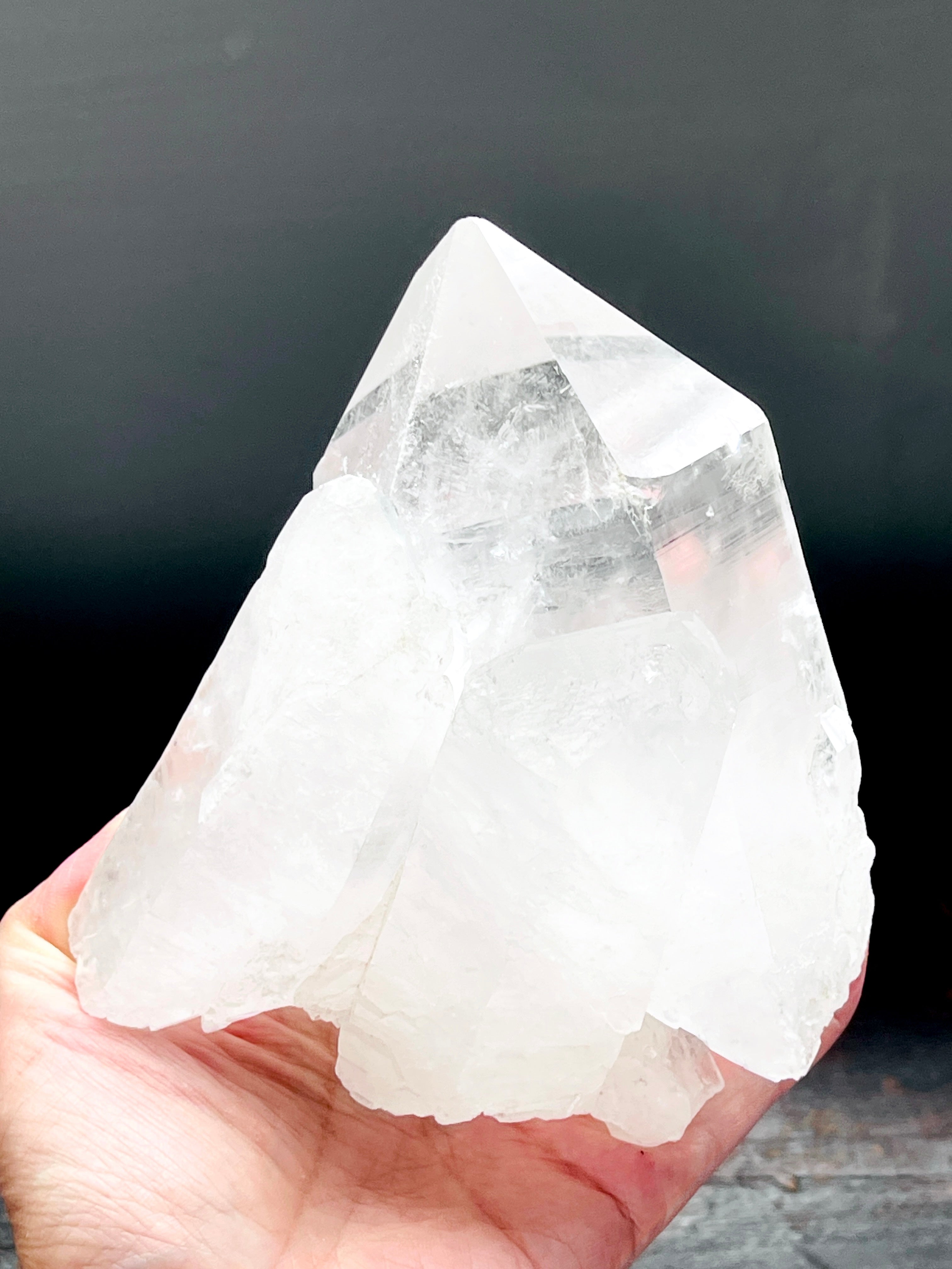 Natural Quartz Crystal, 1kg Large Quartz Crystal with big points, Healing Crystals, Crystal Gift -3