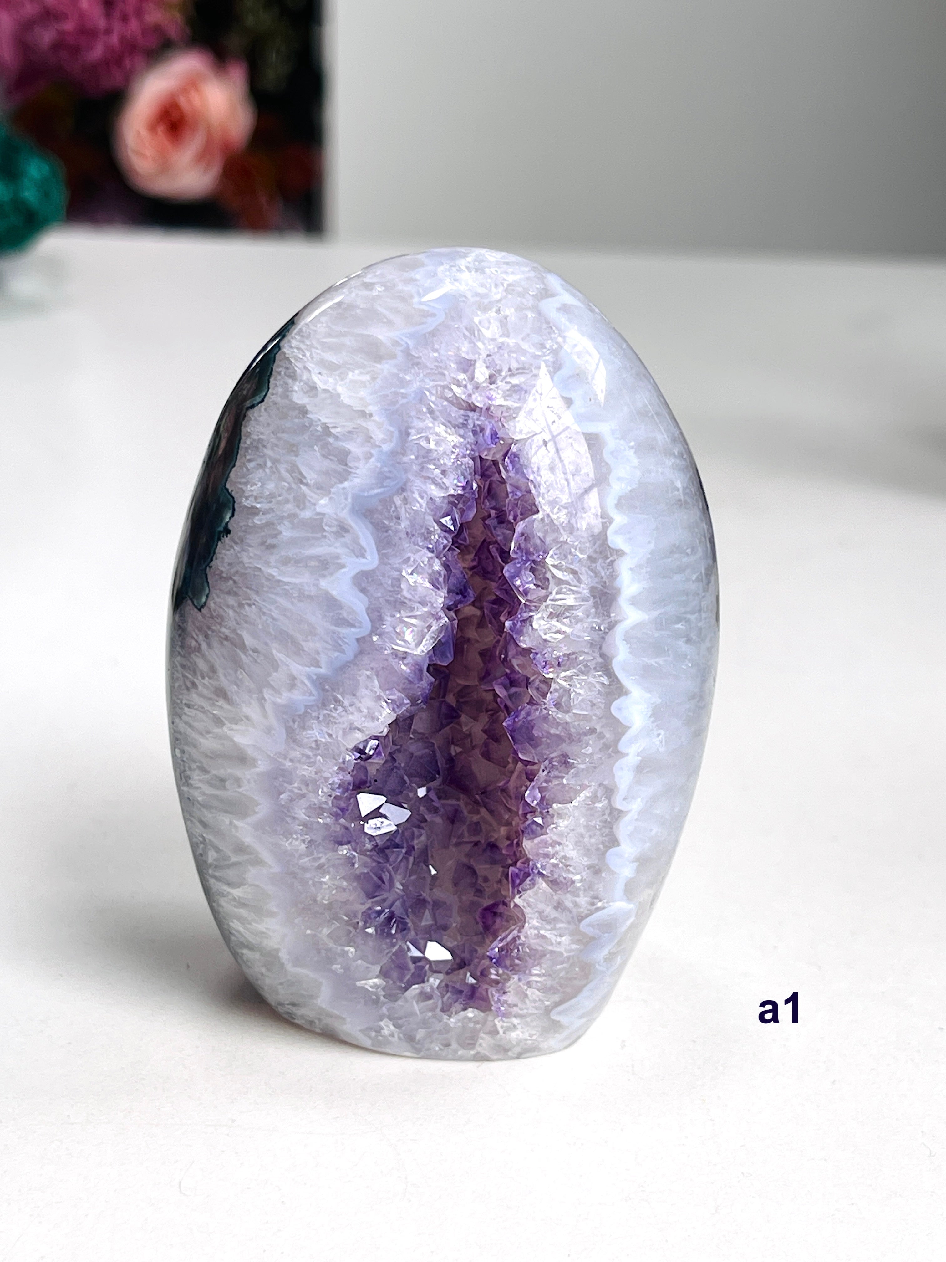 The Uruguayan Portal: Sculptural Amethyst & Agate Geode