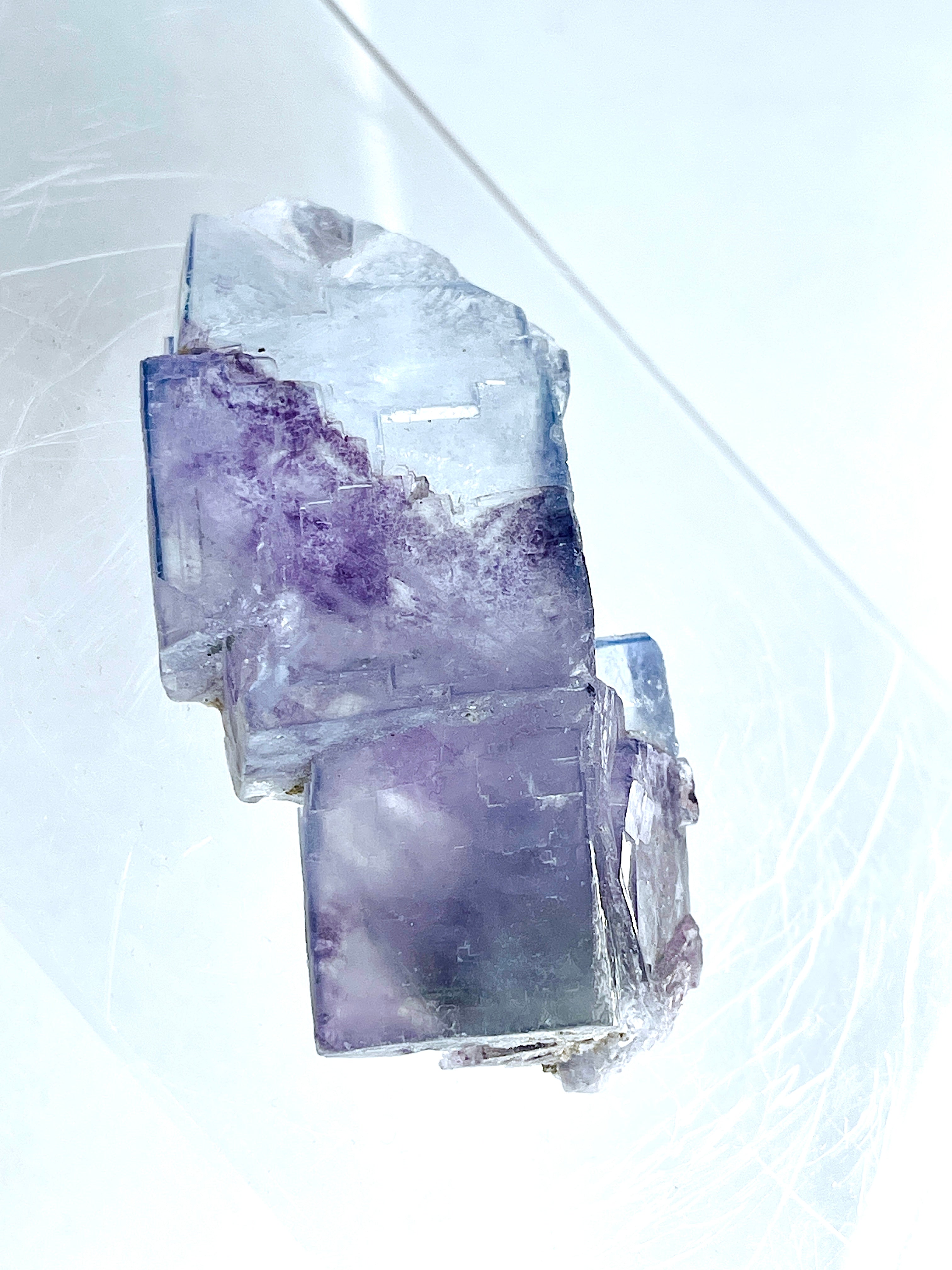 Teal-Blue Yaogangxian Fluorite Specimen | Cubic Crystals | 129g | Hunan, China