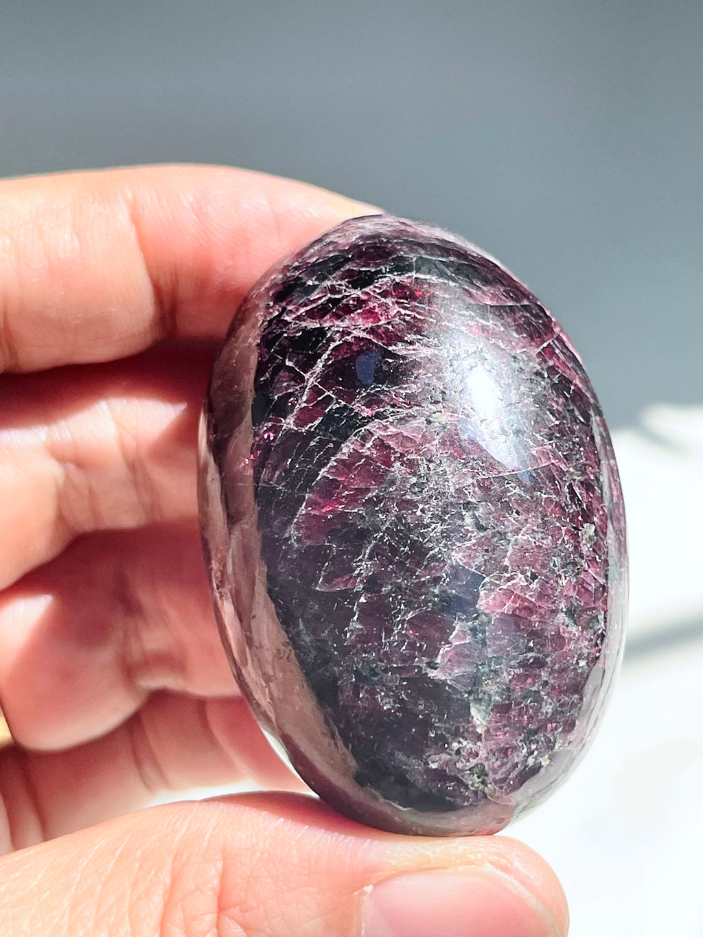 Gemy Garnet Crystal Shiva, Garnet Shiva Lingam, High Quality Garnet Crystal, Crystal Gift, Healing Crystal 9