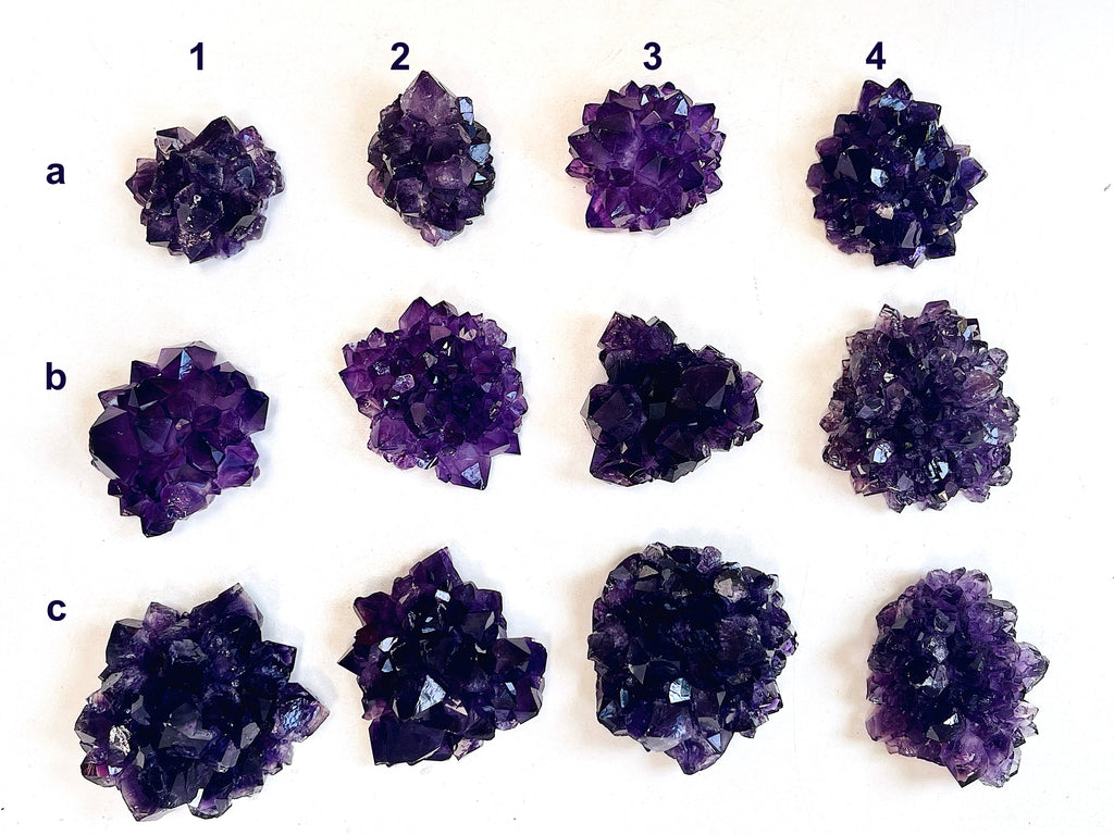 AAAAA+ Uruguay Amethyst Rosette | Grape Jelly Deep Purple Amethyst Flower