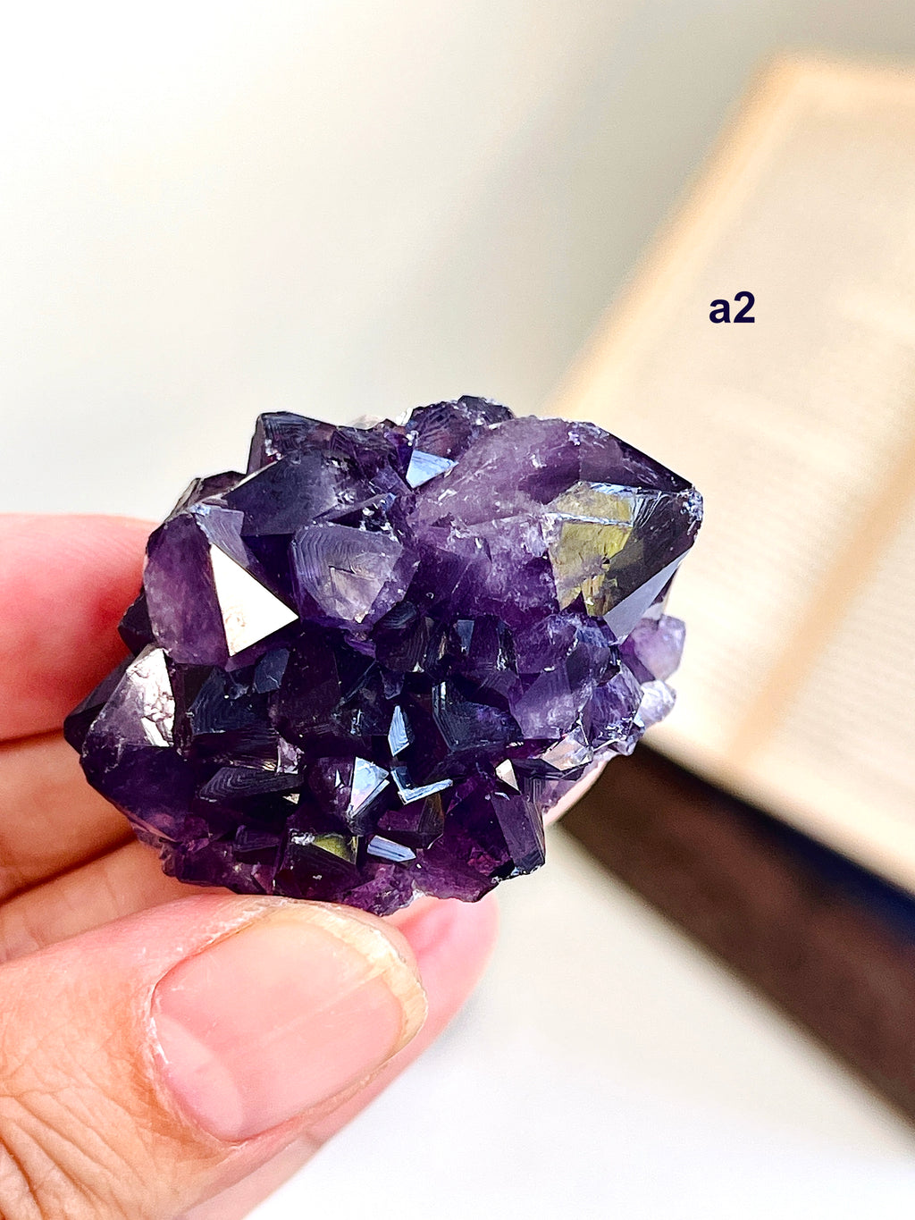 AAAAA+ Uruguay Amethyst Rosette | Grape Jelly Deep Purple Amethyst Flower