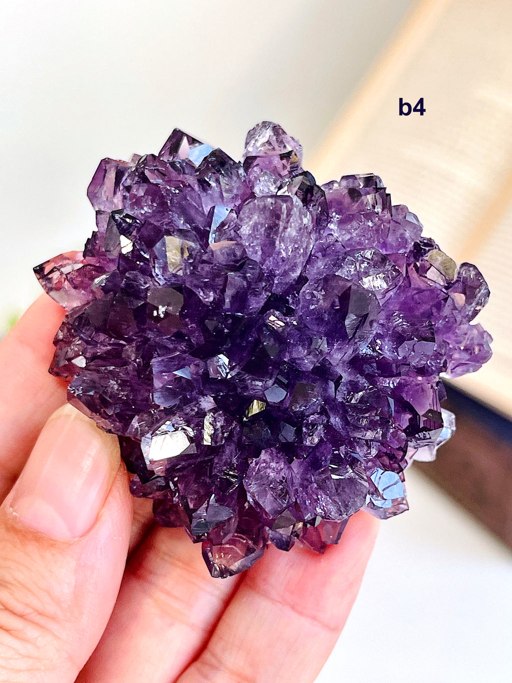 AAAAA+ Uruguay Amethyst Rosette | Grape Jelly Deep Purple Amethyst Flower