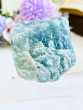 Natural Aquamarine Rough Stone – 263g Raw Untreated Crystal from Brazil (60×54×56mm)