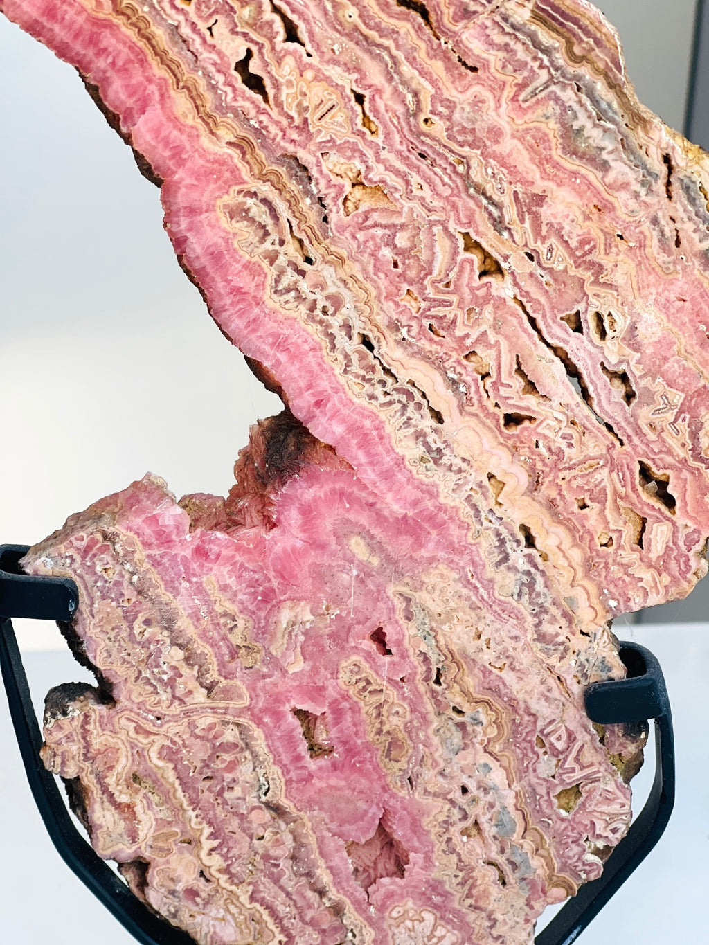 Rhodochrosite Slab – Capillitas Argentina | Polished Collector Specimen