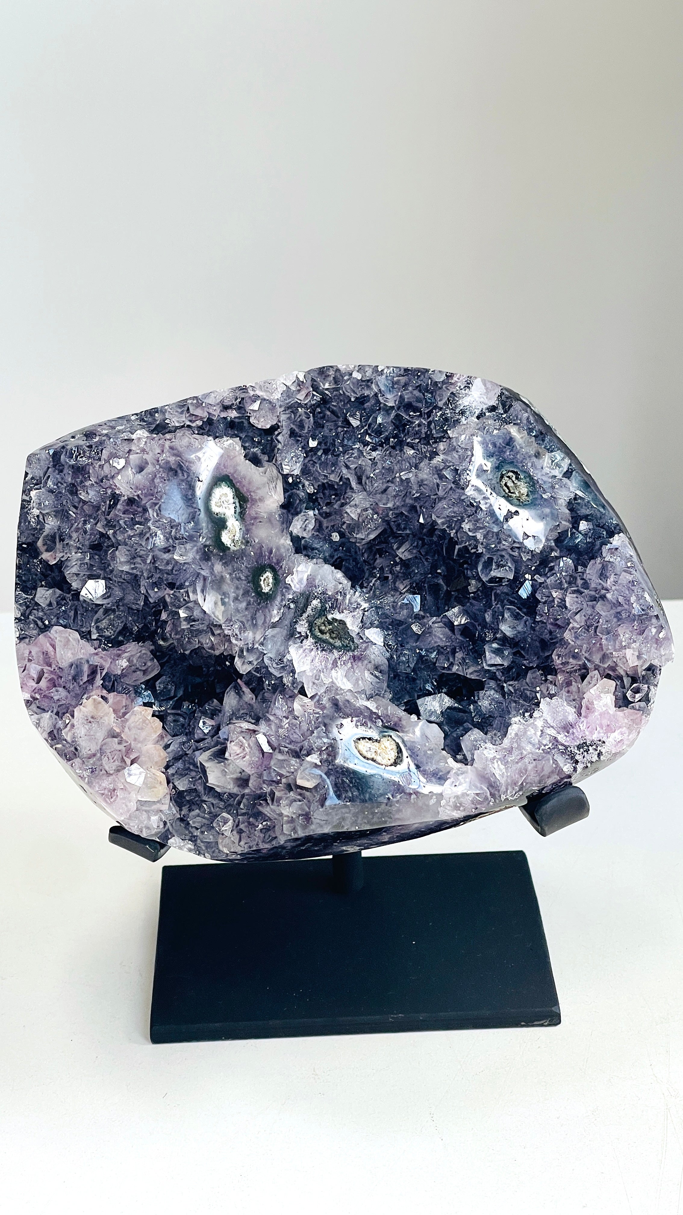 Amethyst Stalactite Druzy Geode – Uruguay | 2.46kg Collector Specimen