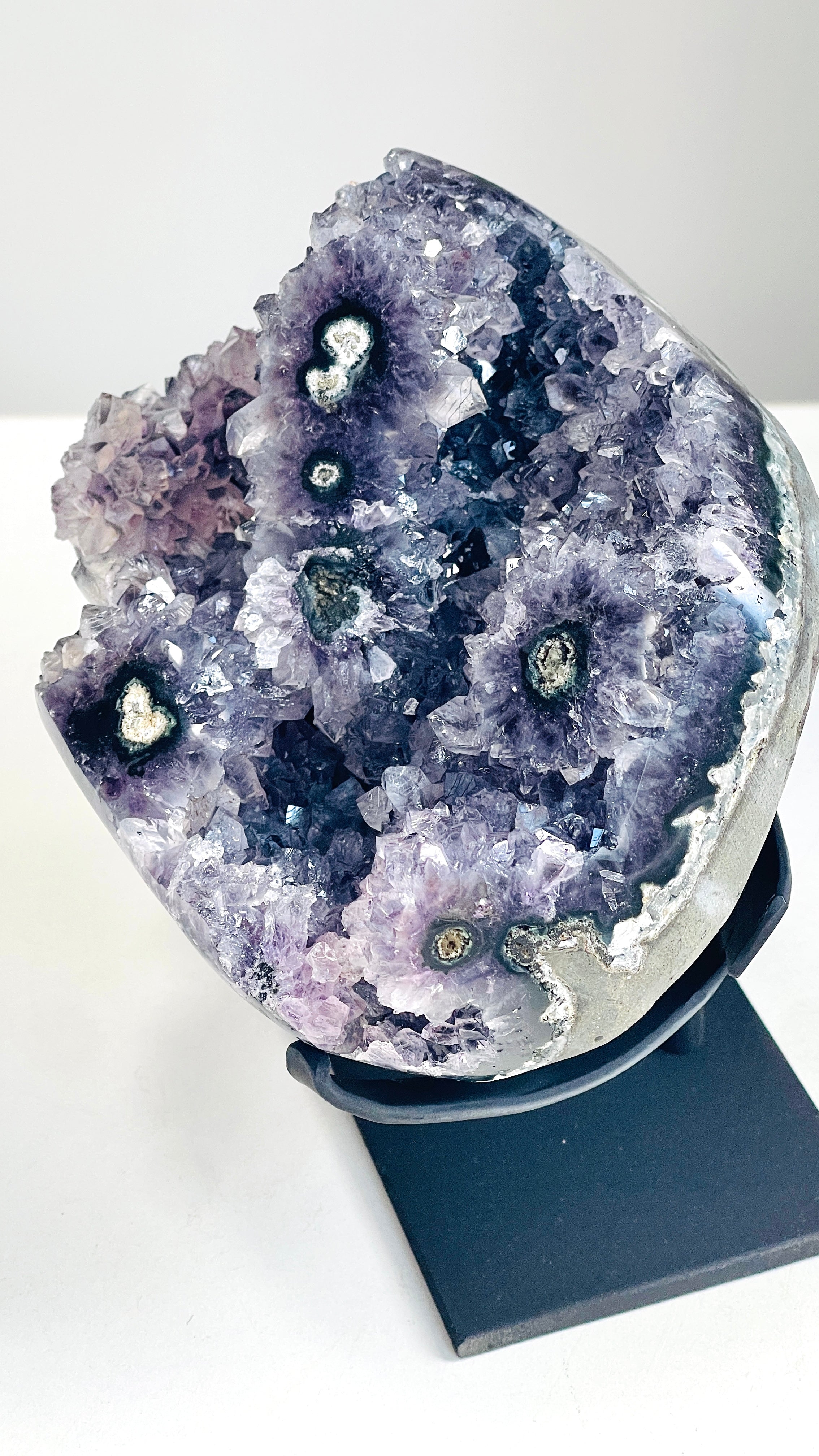 Amethyst Stalactite Druzy Geode – Uruguay | 2.46kg Collector Specimen