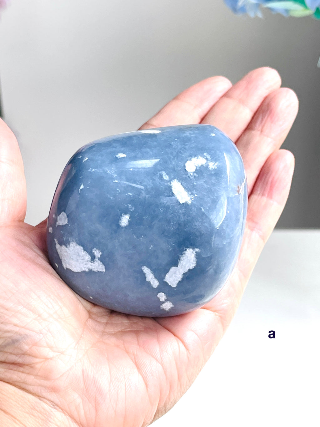 Angelite Freeform, Natural Angelite Crystal