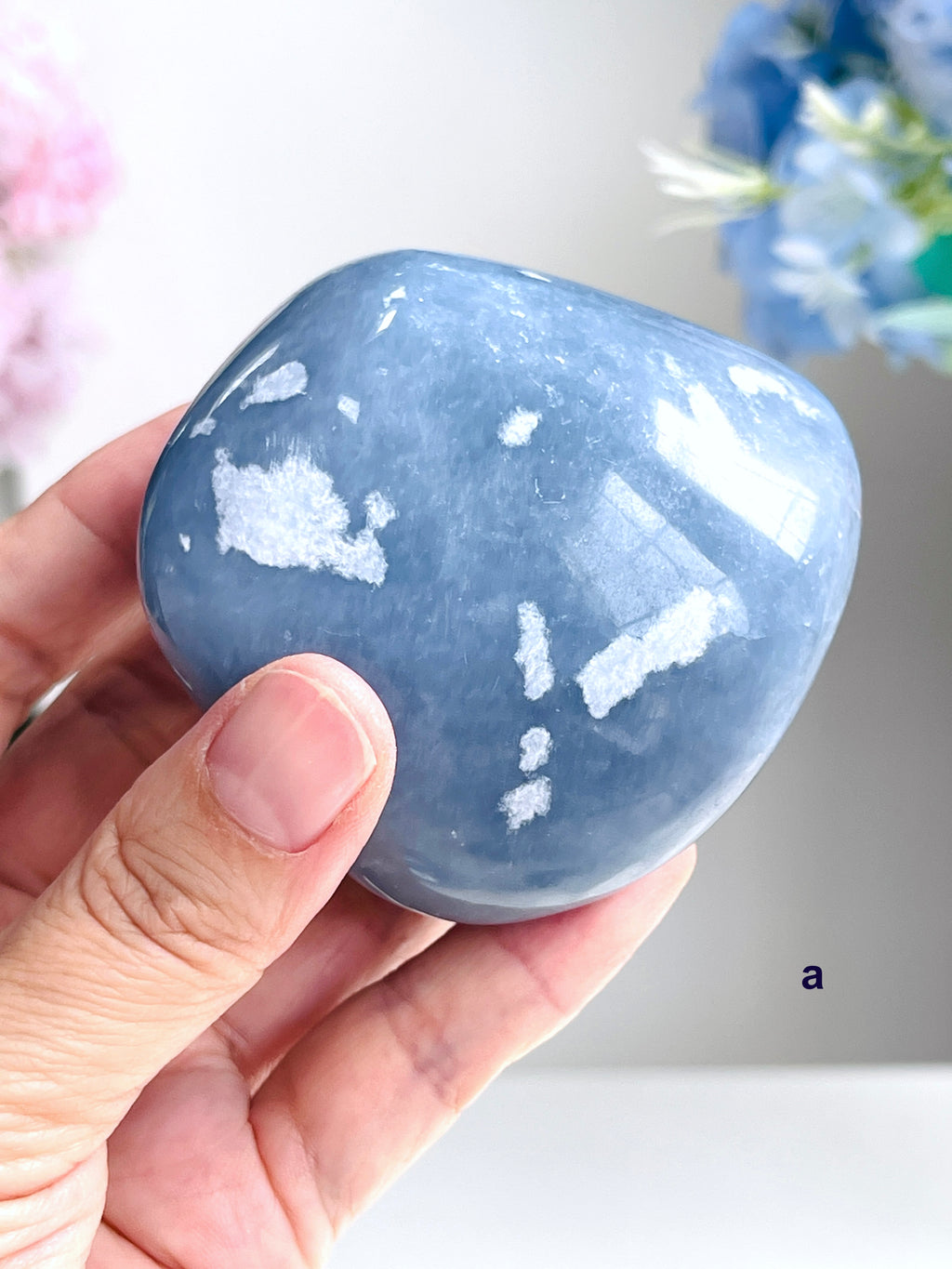 Angelite Freeform, Natural Angelite Crystal