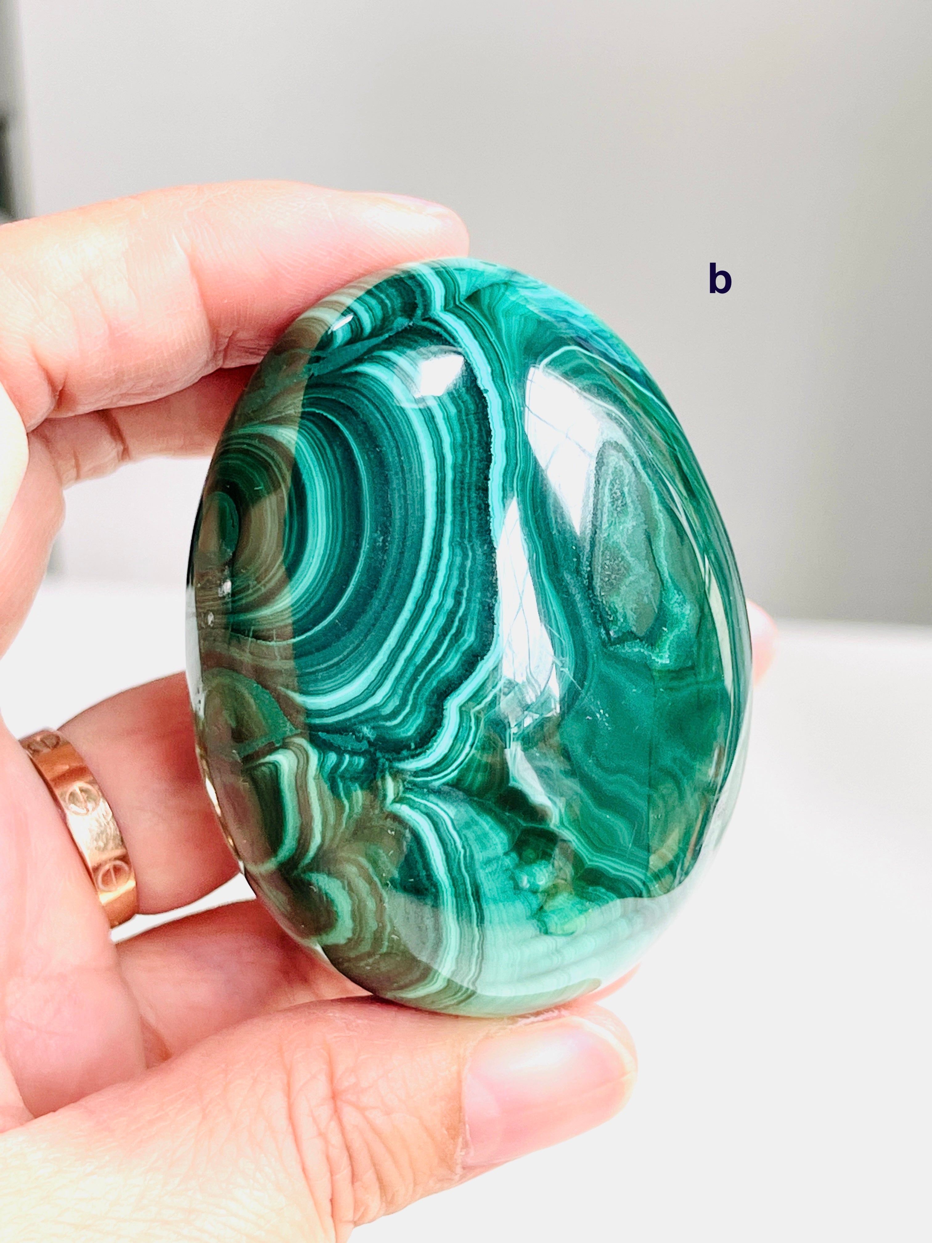 Malachite Egg, Natural Malachite Egg, Malachite from Congo, Natural Malachite Crystal Egg, Healing Crystal, Crystal Gift
