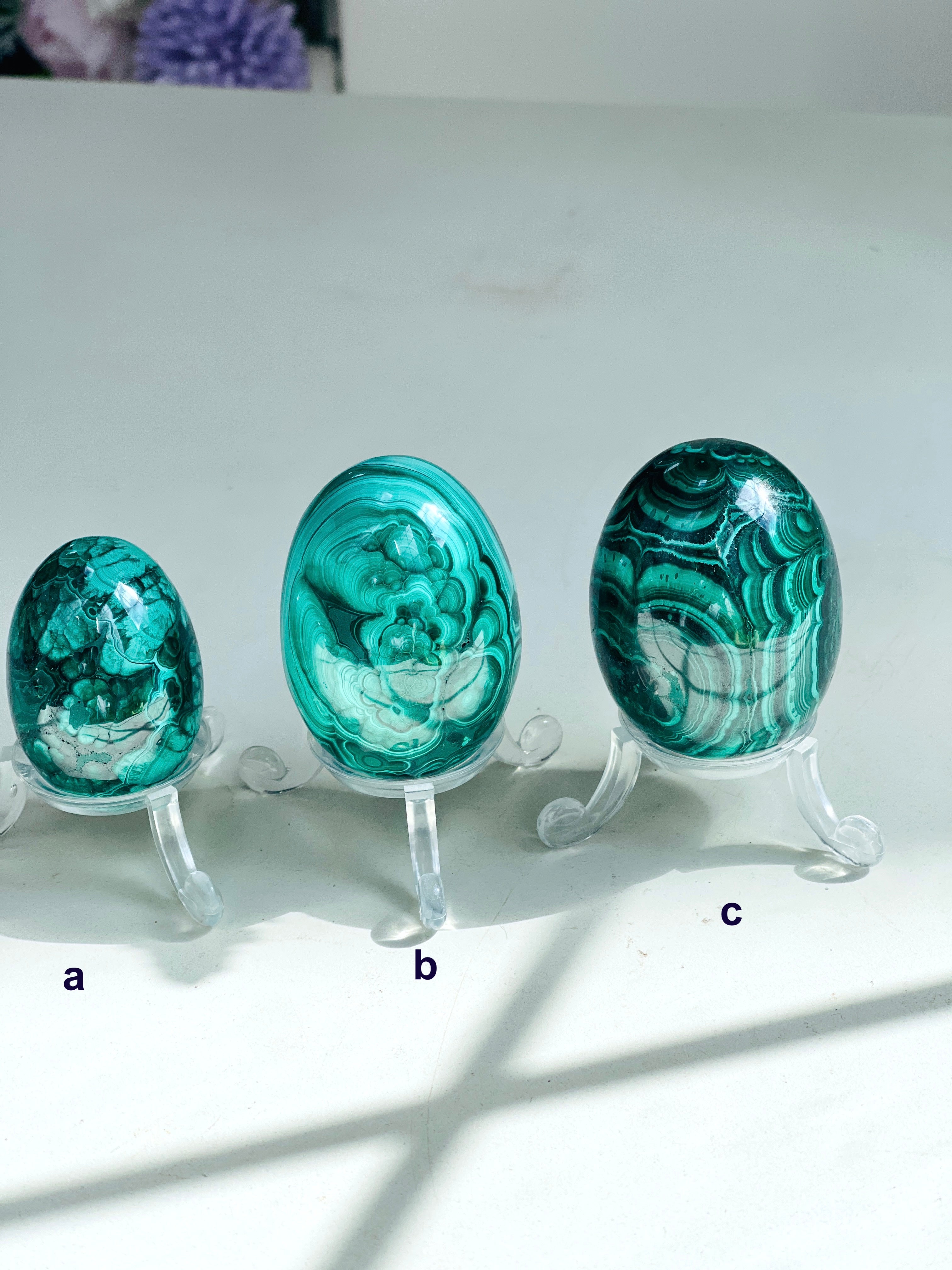 Malachite Egg, Natural Malachite Egg, Malachite from Congo, Natural Malachite Crystal Egg, Healing Crystal, Crystal Gift 2