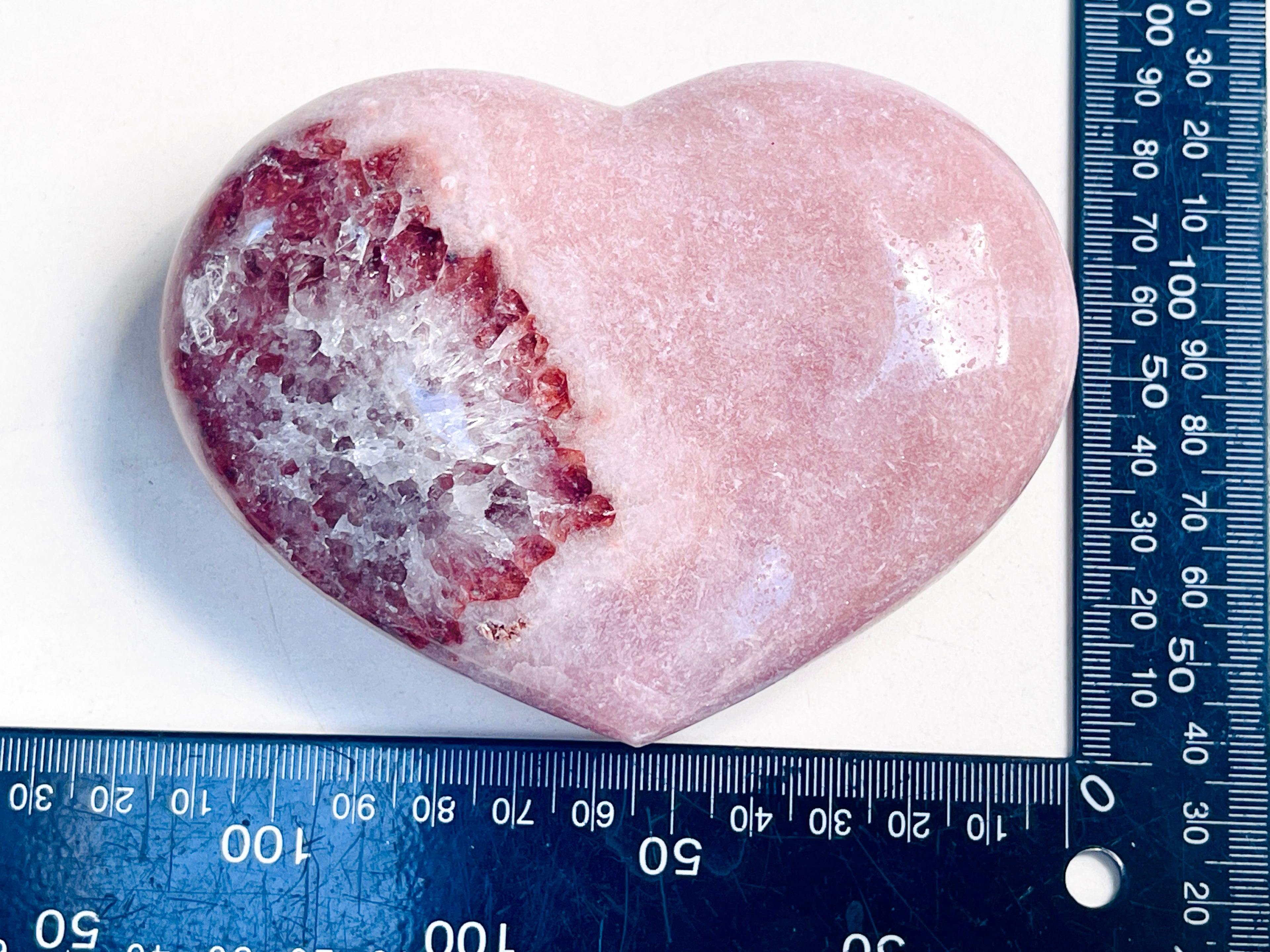 Pink Amethyst Heart 491g  B3