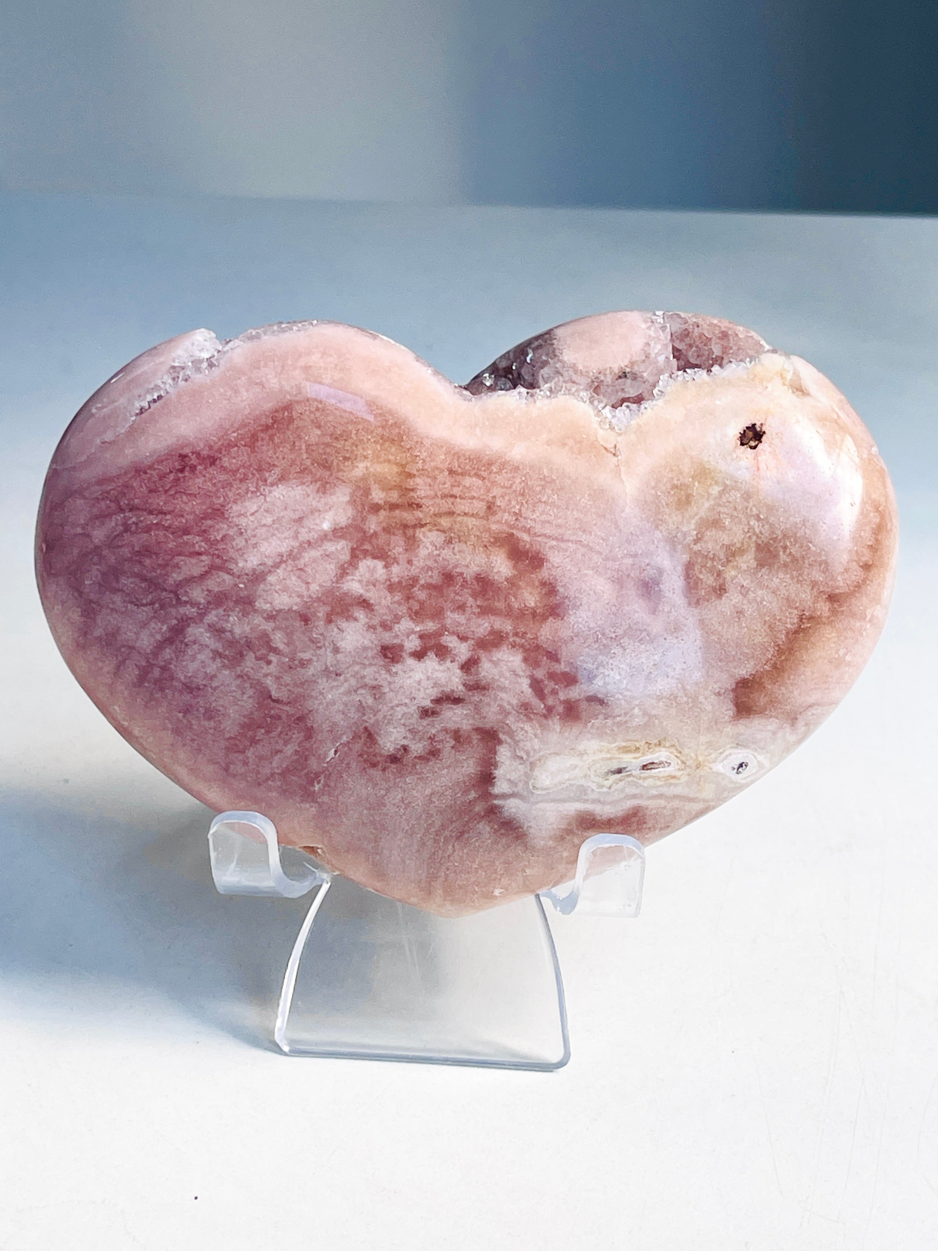 Pink Amethyst Heart 456g