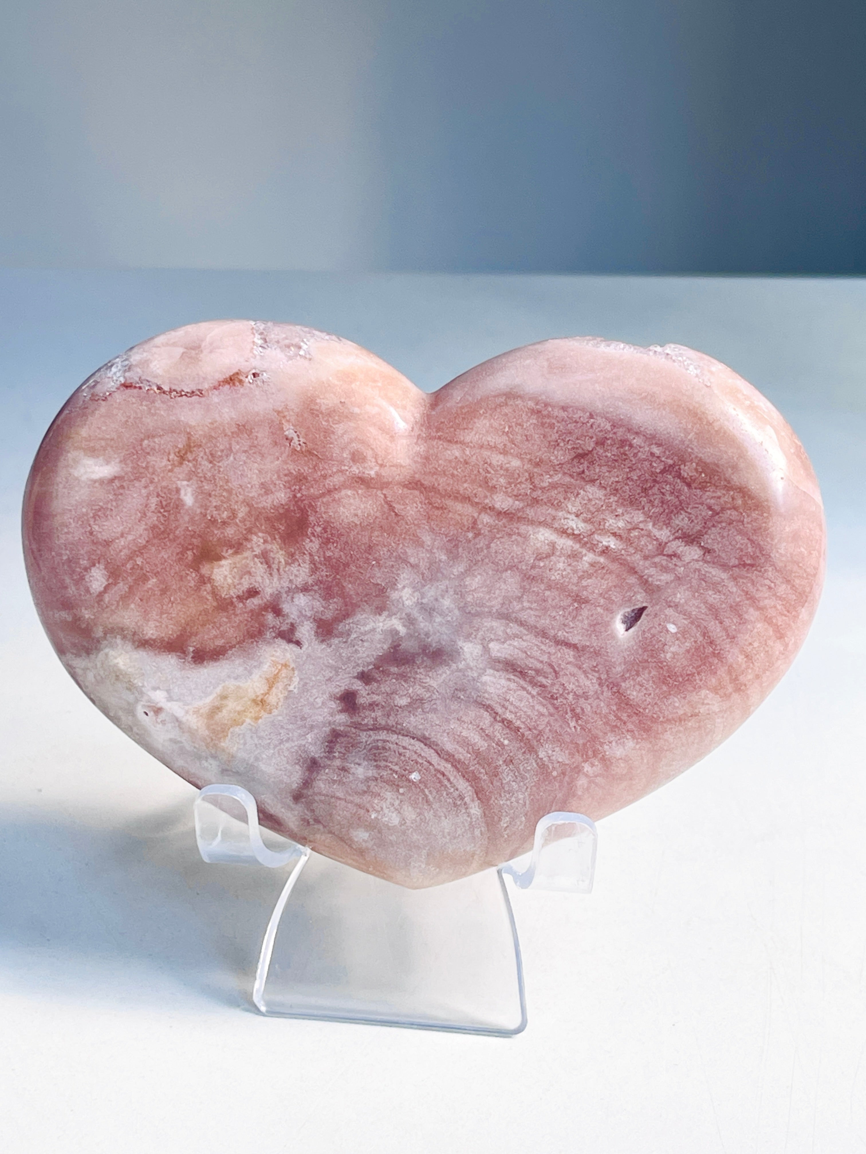 Pink Amethyst Heart 456g