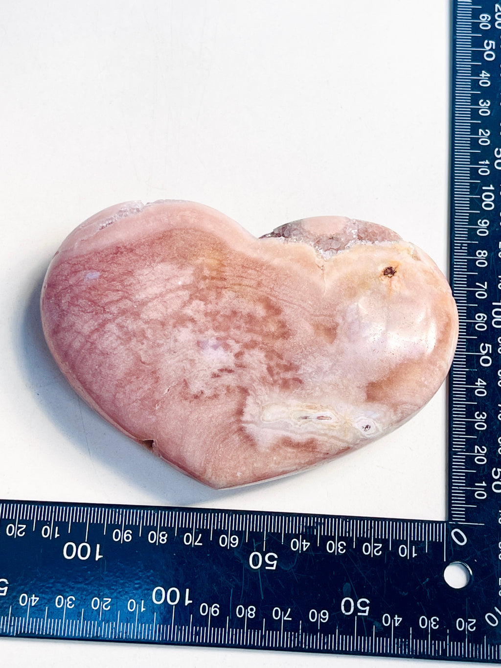 Pink Amethyst Heart 456g