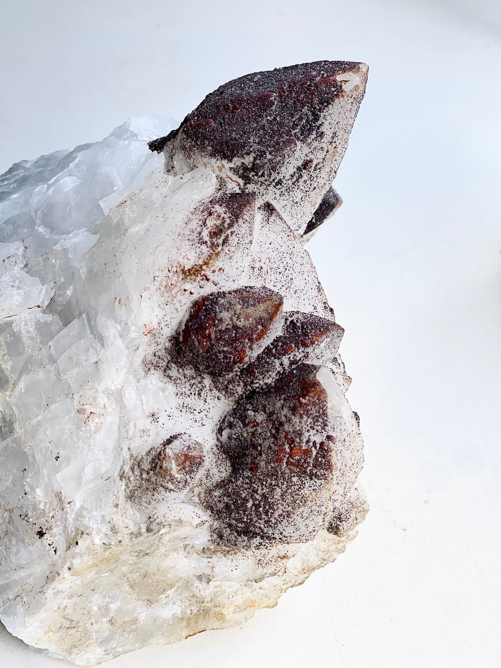 2.8kg Unique Quartz with Rhodochrosite from Djurkovo mine, Laki, Bulgaria, Mineral Specimen, Unique Gift