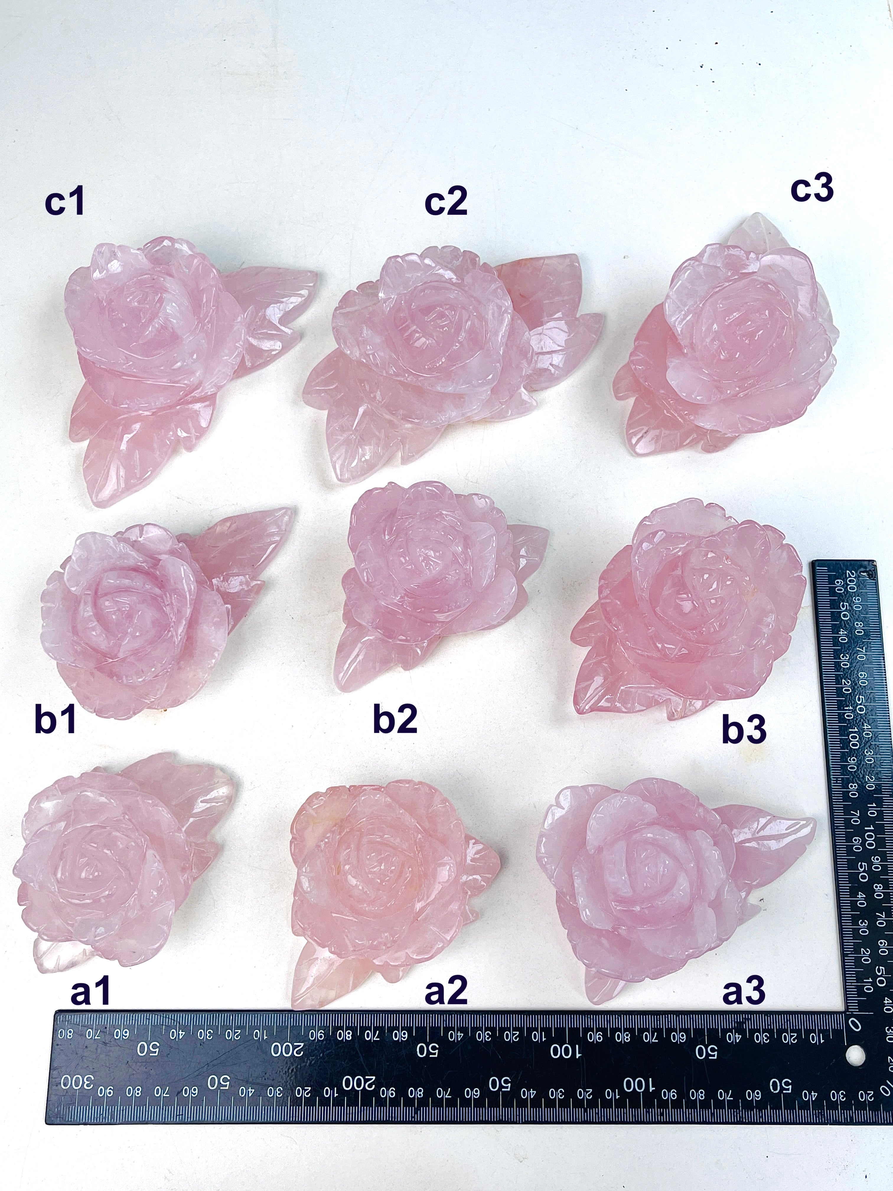 Hand-Carved Rose Quartz Crystal Flower | Heart Chakra Healing Stone | Unique Crystal Gift for Love, Harmony & Home Décor