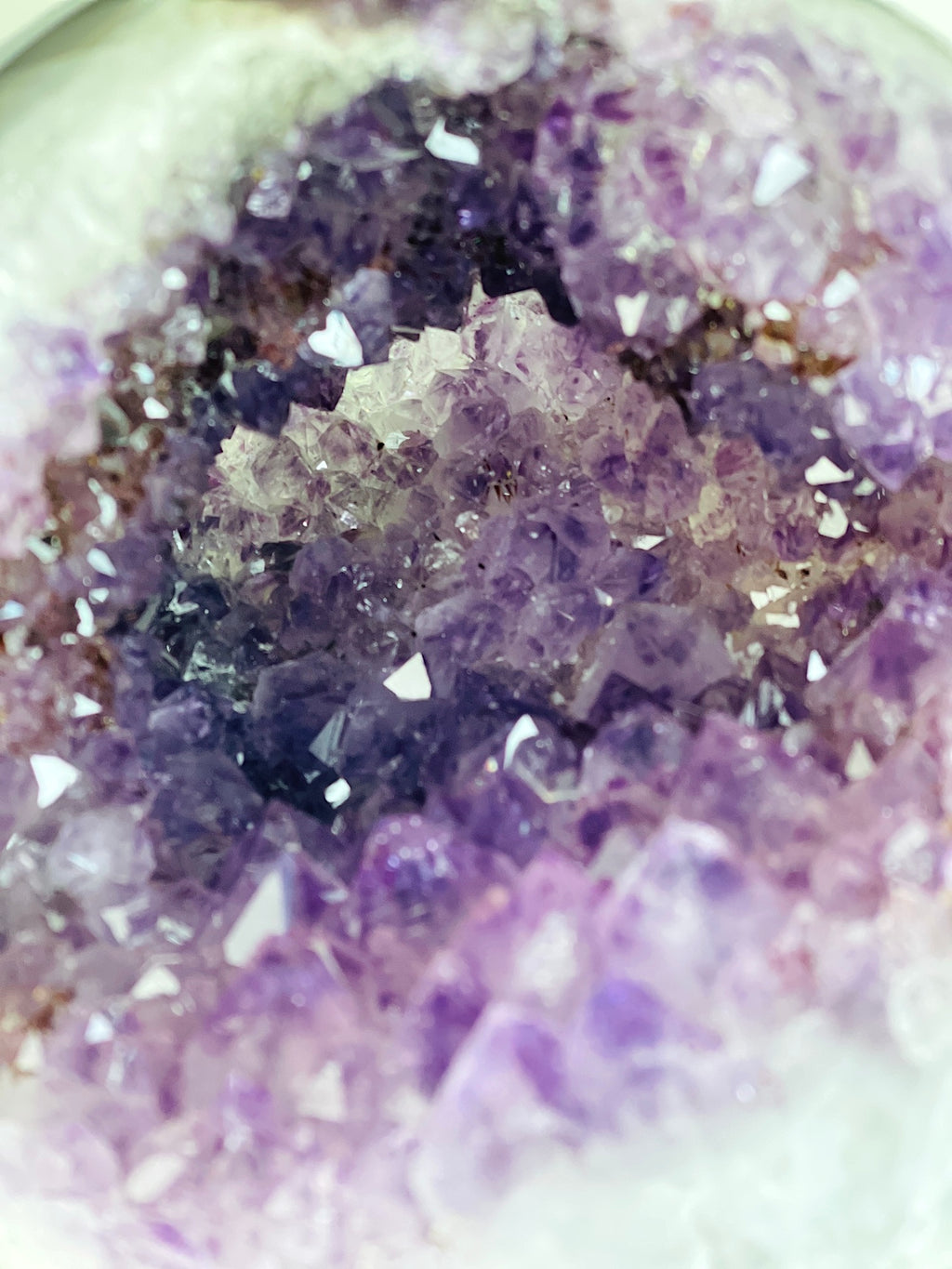 Amethyst Druzy Geode Sphere, Statement Natural Druzy Amethyst Sphere, unique gift, Crystal gift, Home Decor