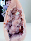 Brazilian Pink Amethyst Druzy Flame, 2.2 kg