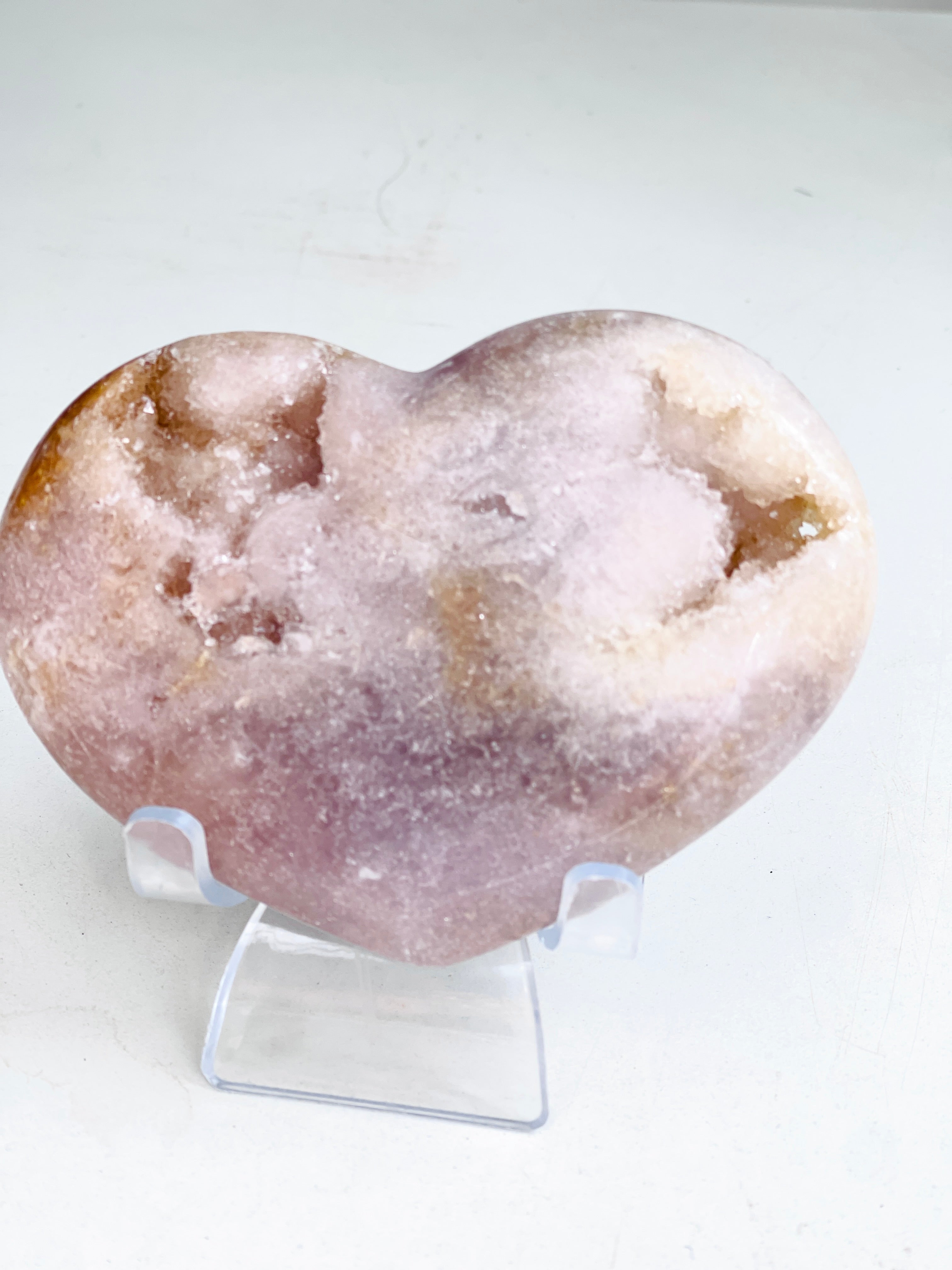 Pink Amethyst Heart